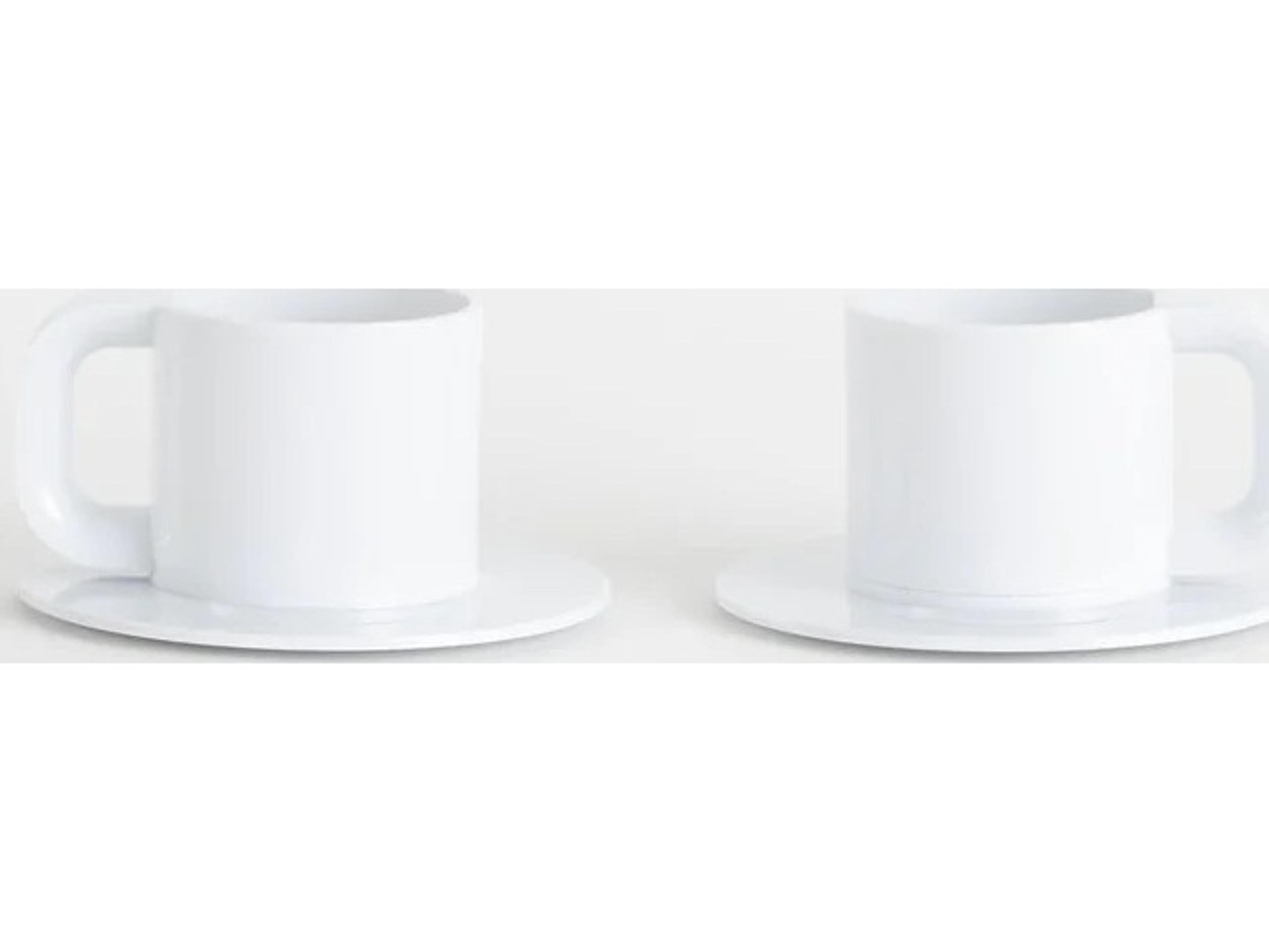 Heller Outdoor Max White 2 Cups and Saucers - Set of 12