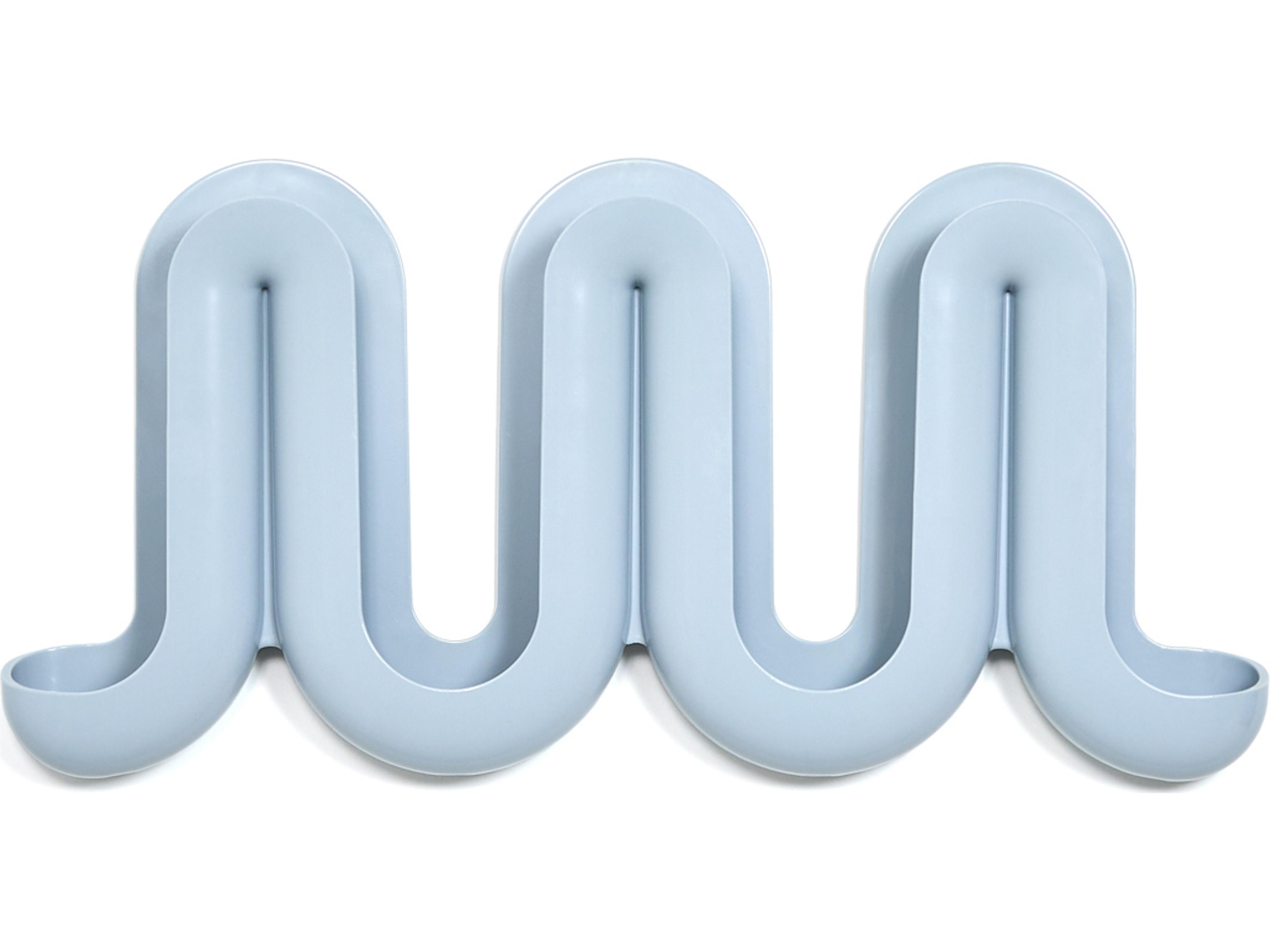 Swell Wall Rack & Catchall - Light Blue