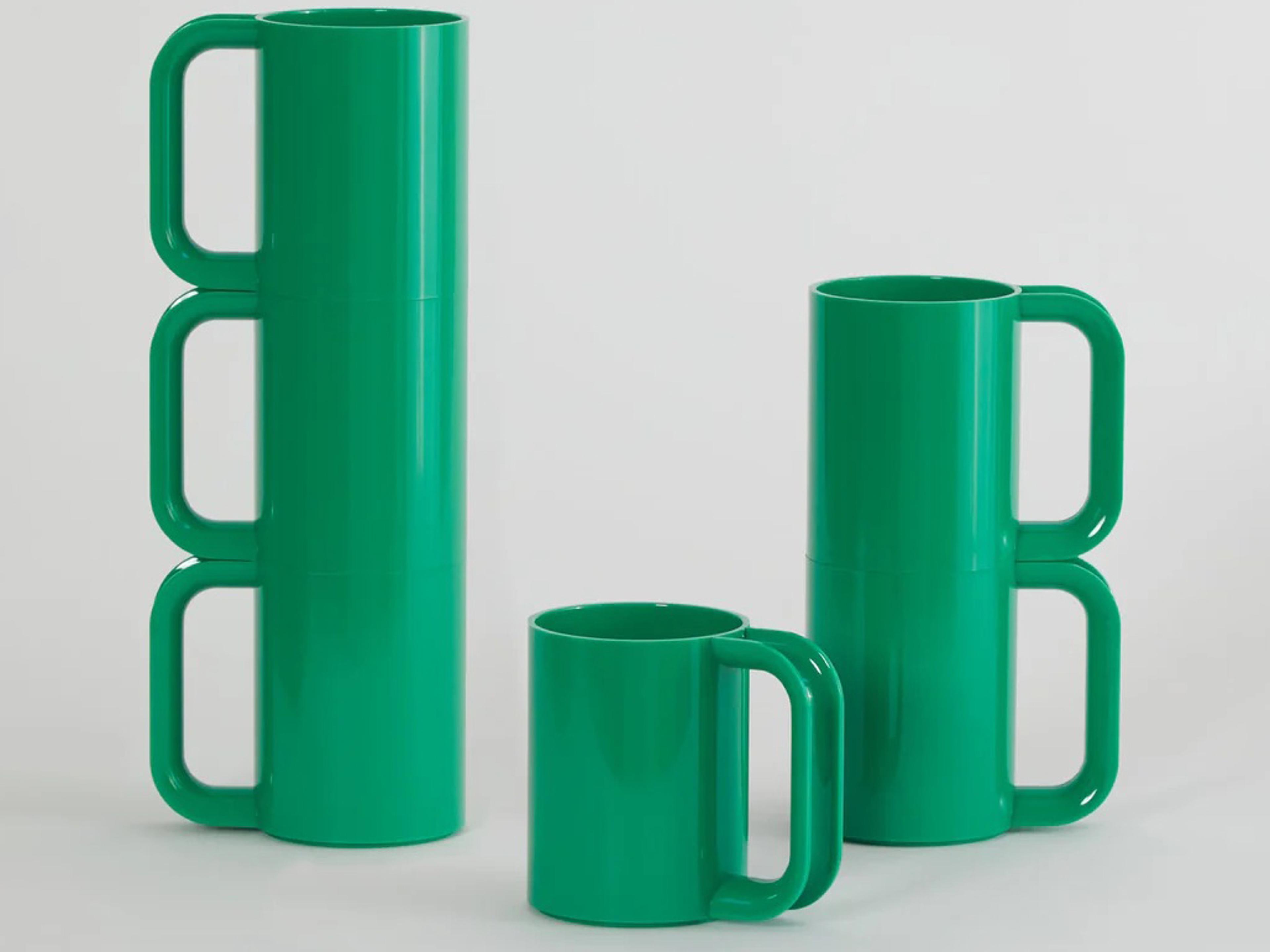 Heller Outdoor Max Green Dinnerware Kit 24 (6 dinner plates, 6 salad plates, 6 bowls, 6 mugs)