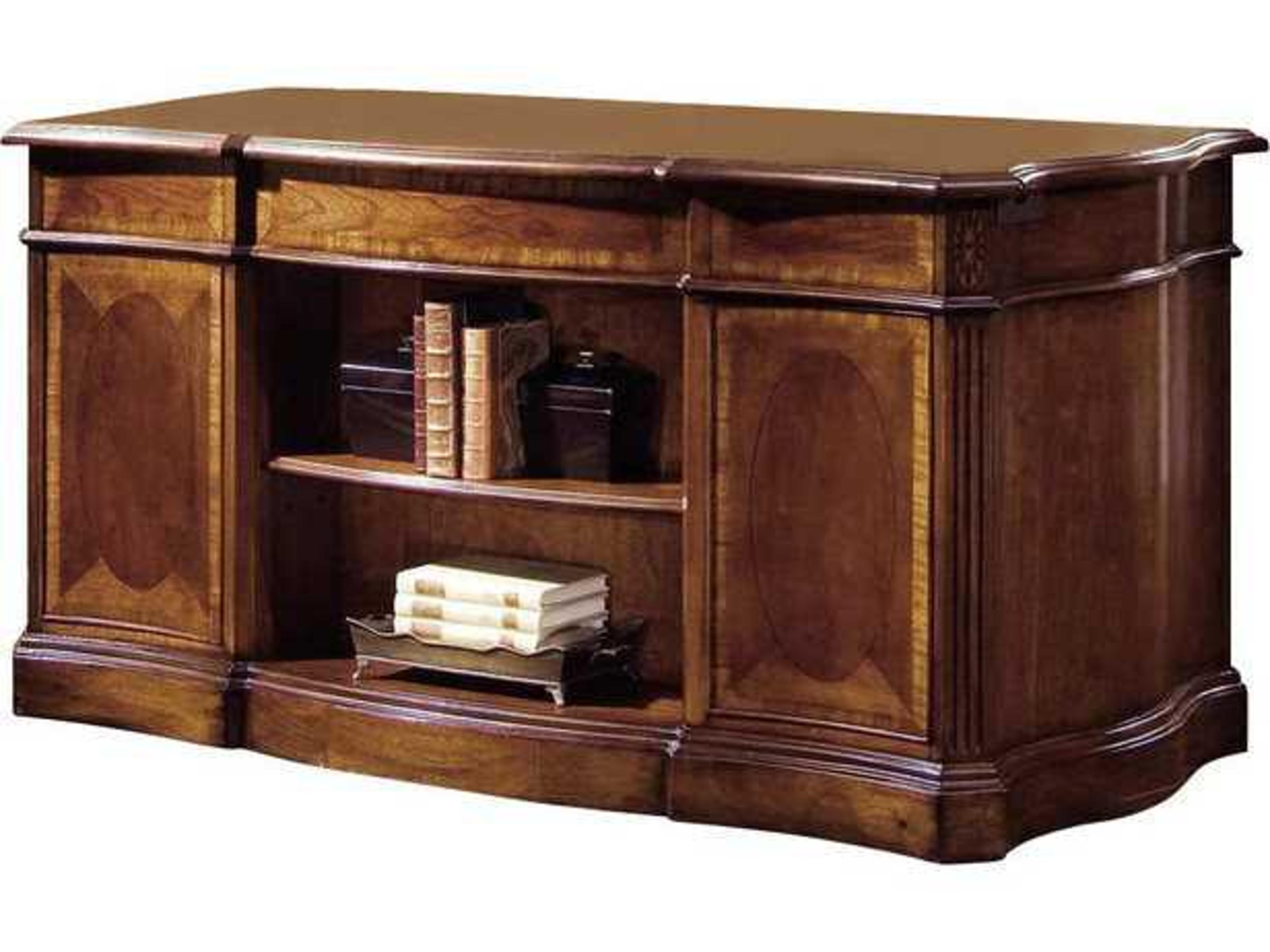 Rich Cherry With Physical Distressing Wood Ash Executive Desk
