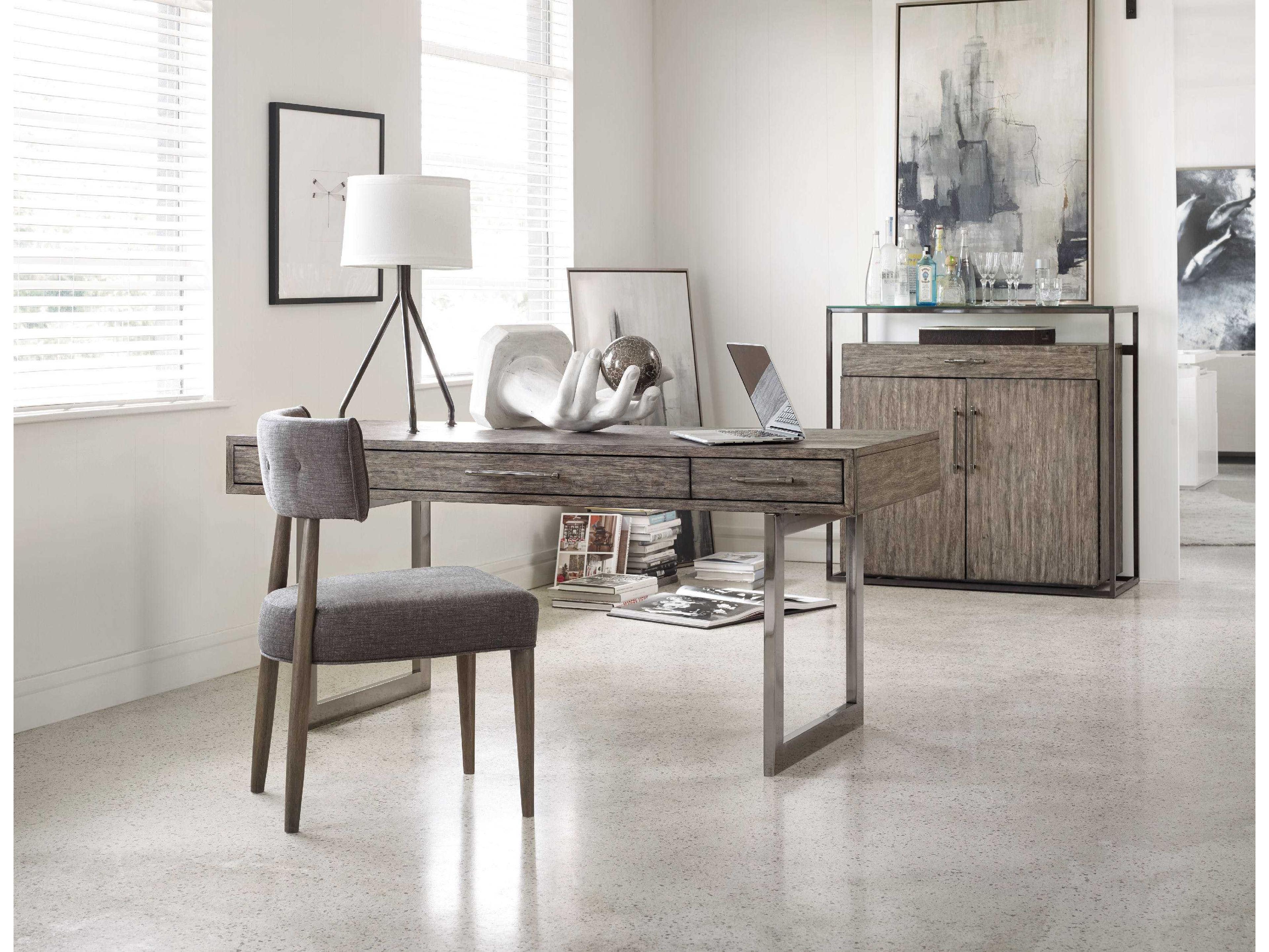 Luxecor Heritage Tufted Rubberwood Gray Upholstered Side Dining Chair