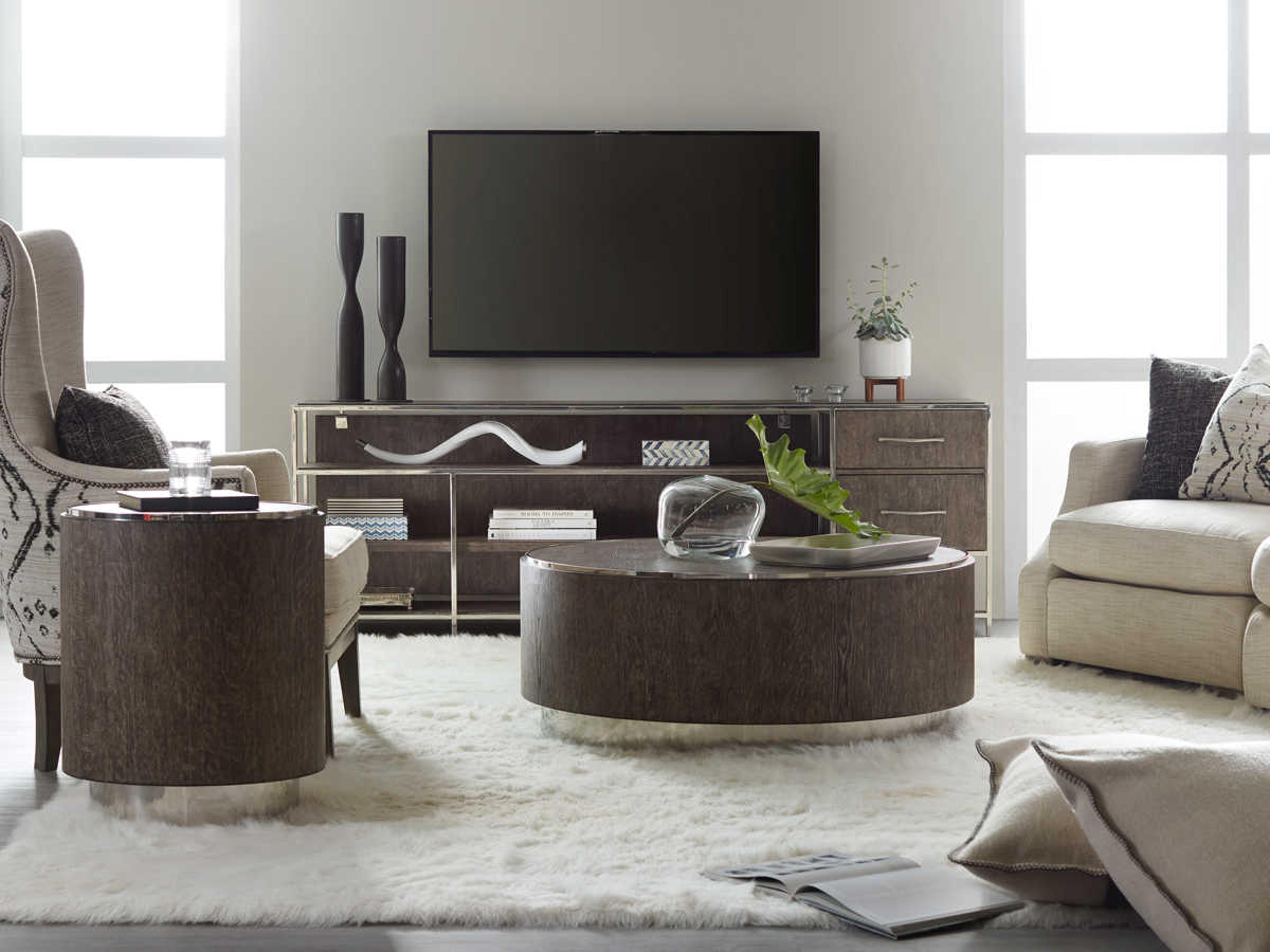 Hooker Furniture Storia Round Wood End Table