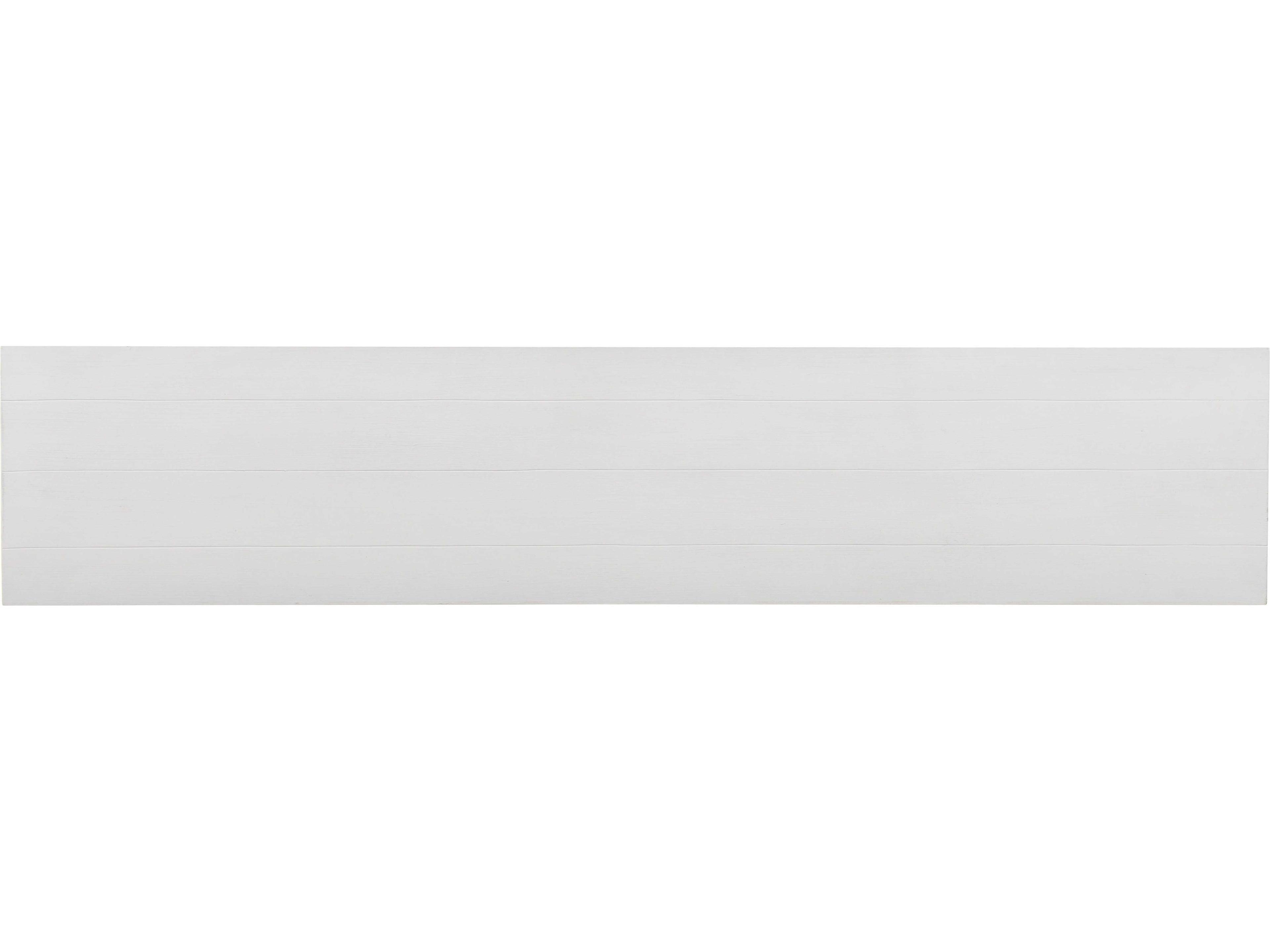 Luxecor Heritage Low 88" Hardwood White Media Console