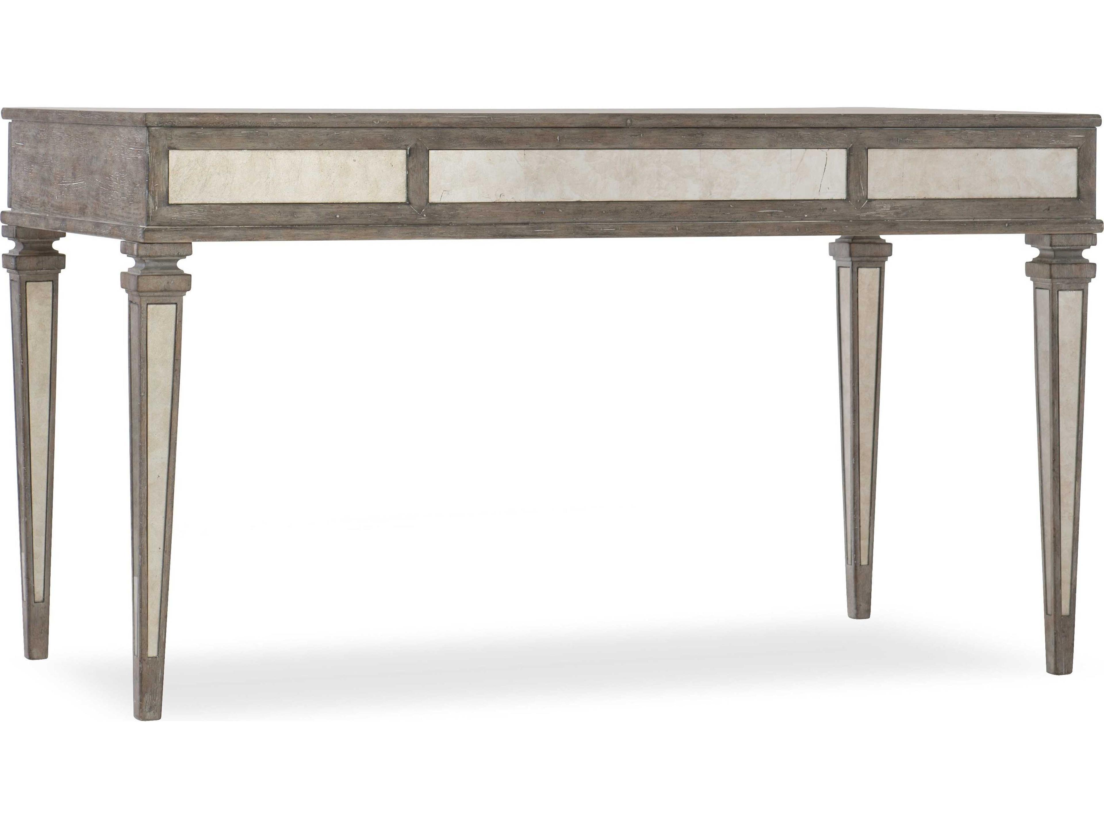 Hooker Furniture Rustic Glam Light Wood Gray Secretary Desk