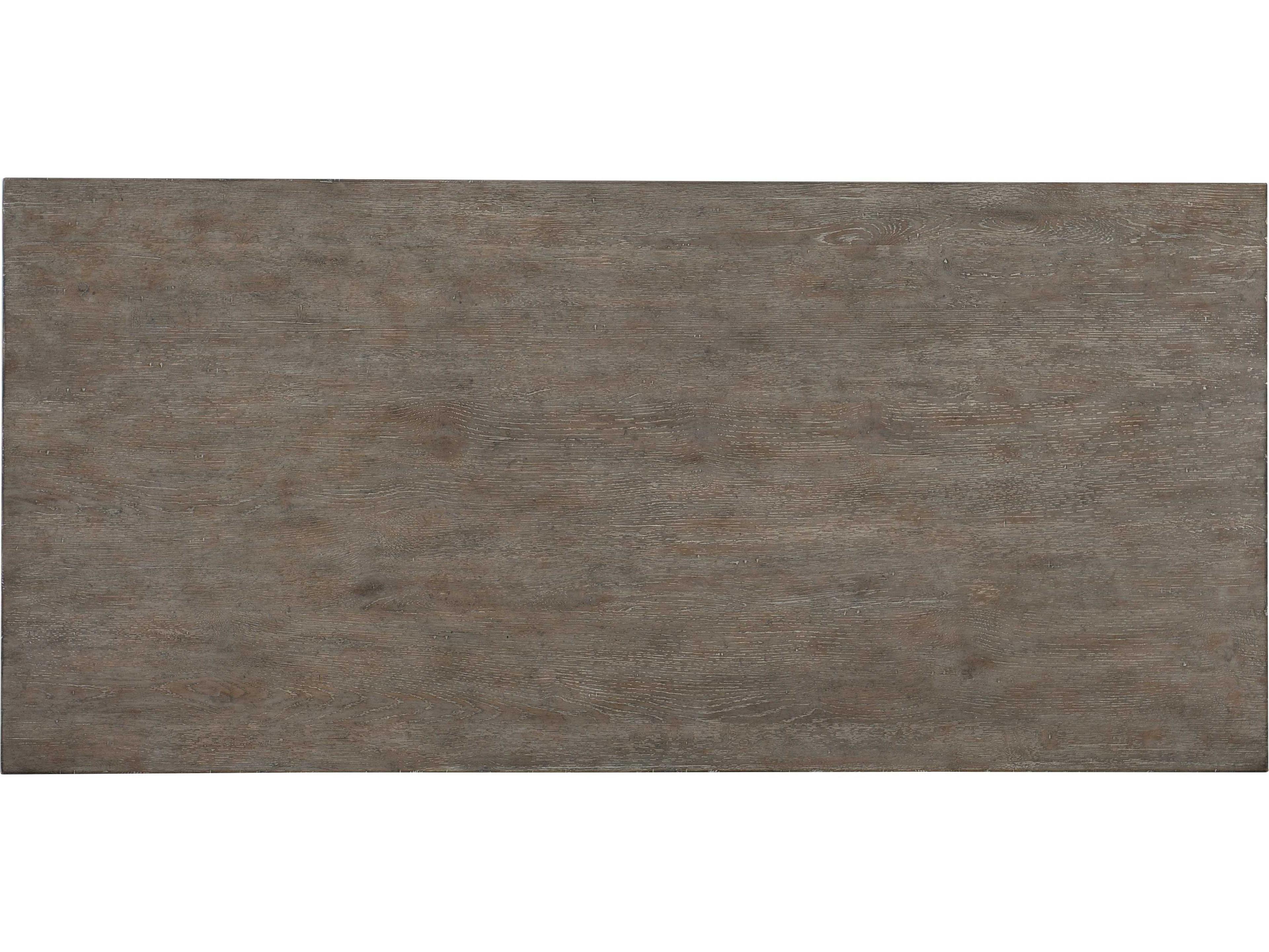 Luxecor Rustic Glam Light Wood Gray Secretary Desk