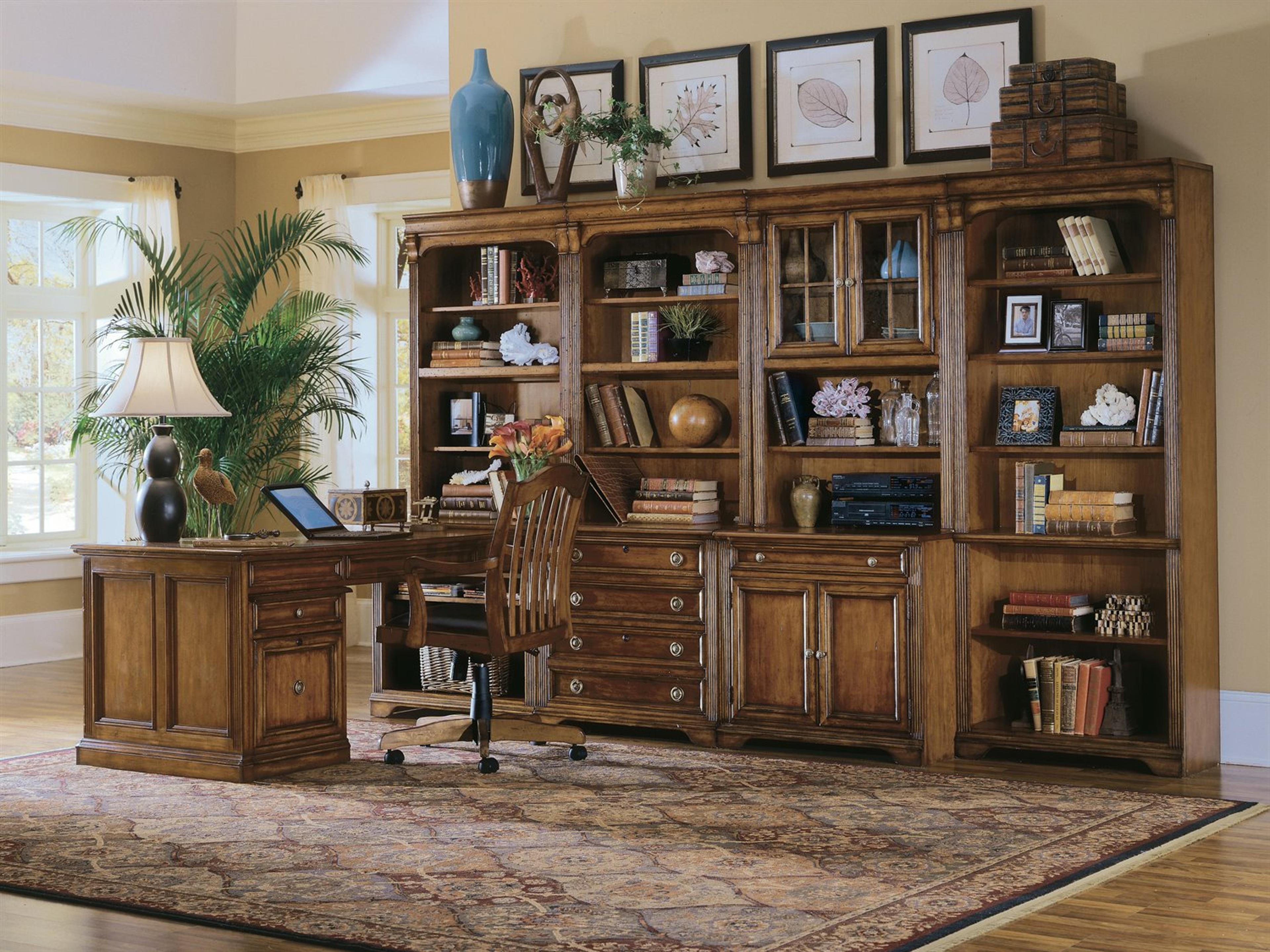 Luxecor Heritage Distressed Clear Cherry Wood Bookcase