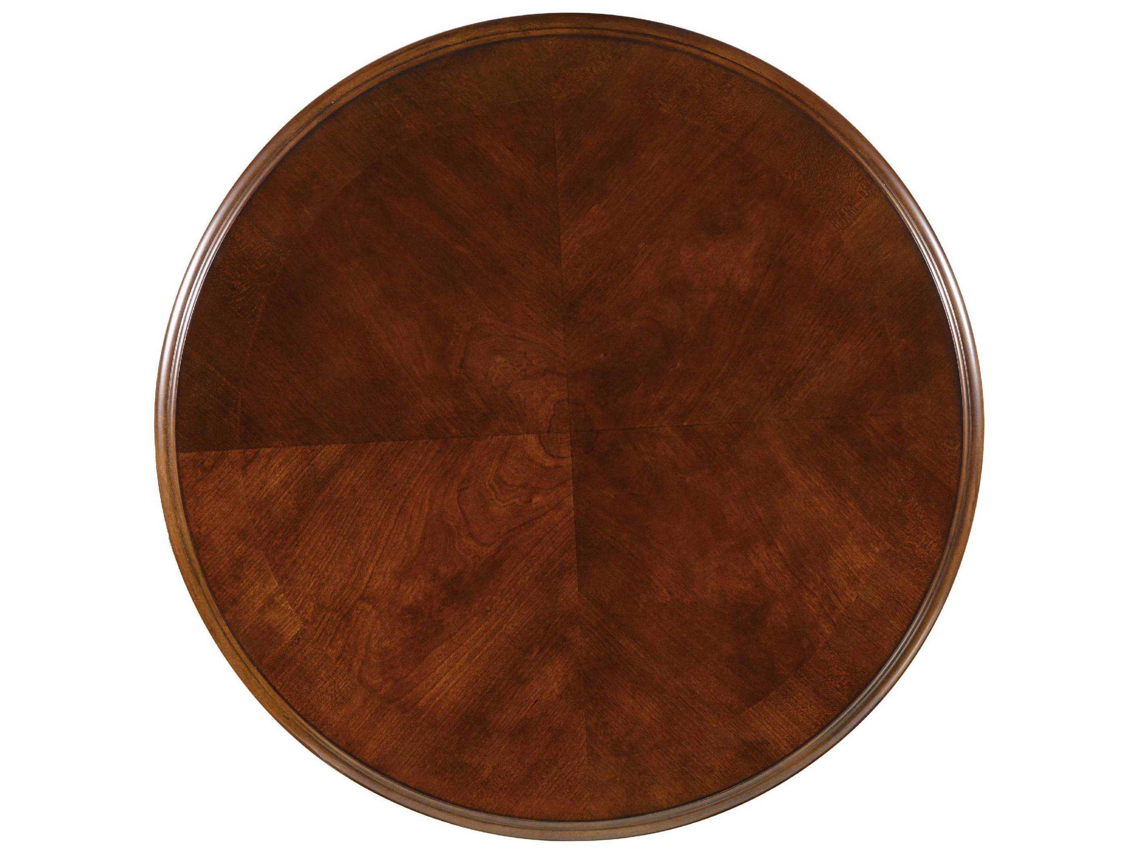 Hooker Furniture Brookhaven Round Distressed Clear Cherry Wood End Table