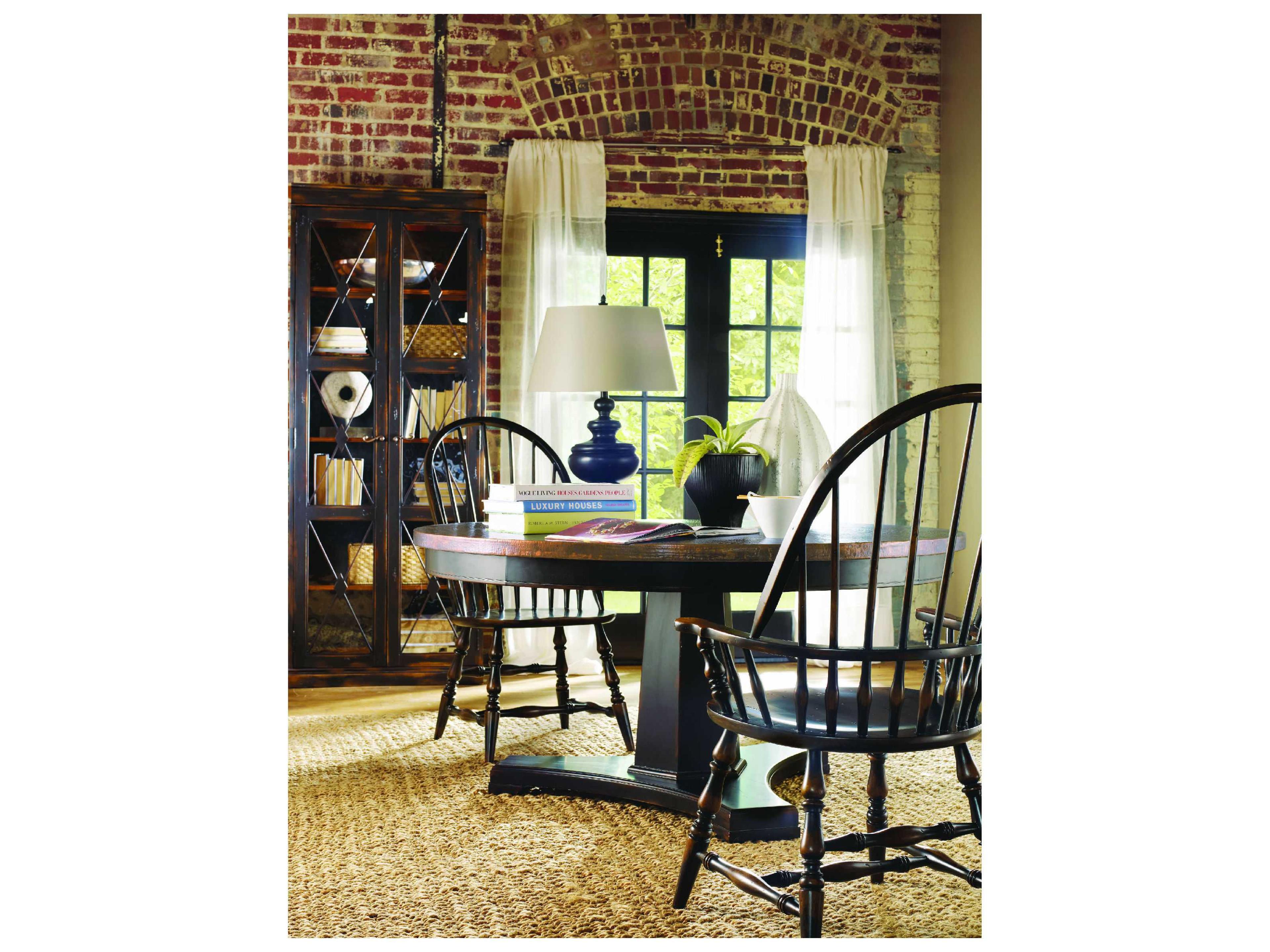 Hooker Furniture Sanctuary Hardwood Black Display Cabinet