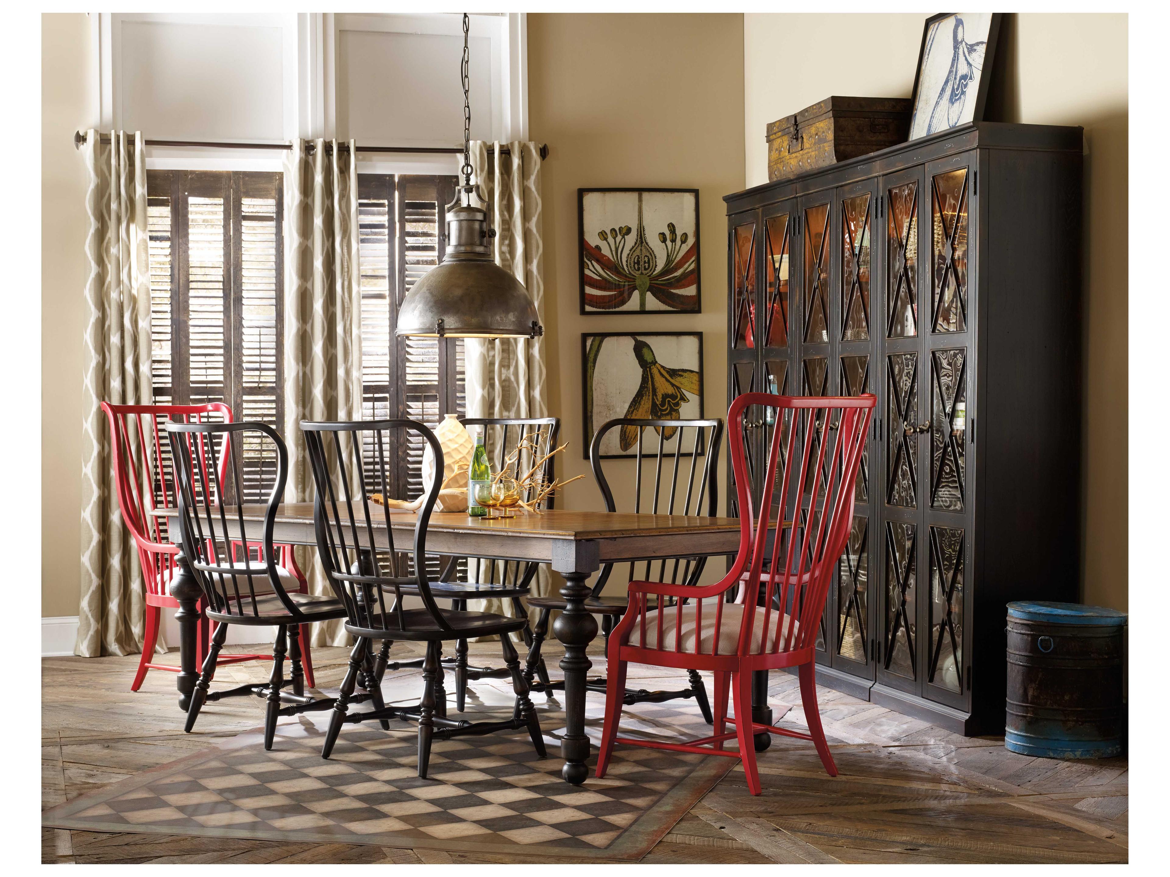 Luxecor Heritage Hardwood Black Side Dining Chair