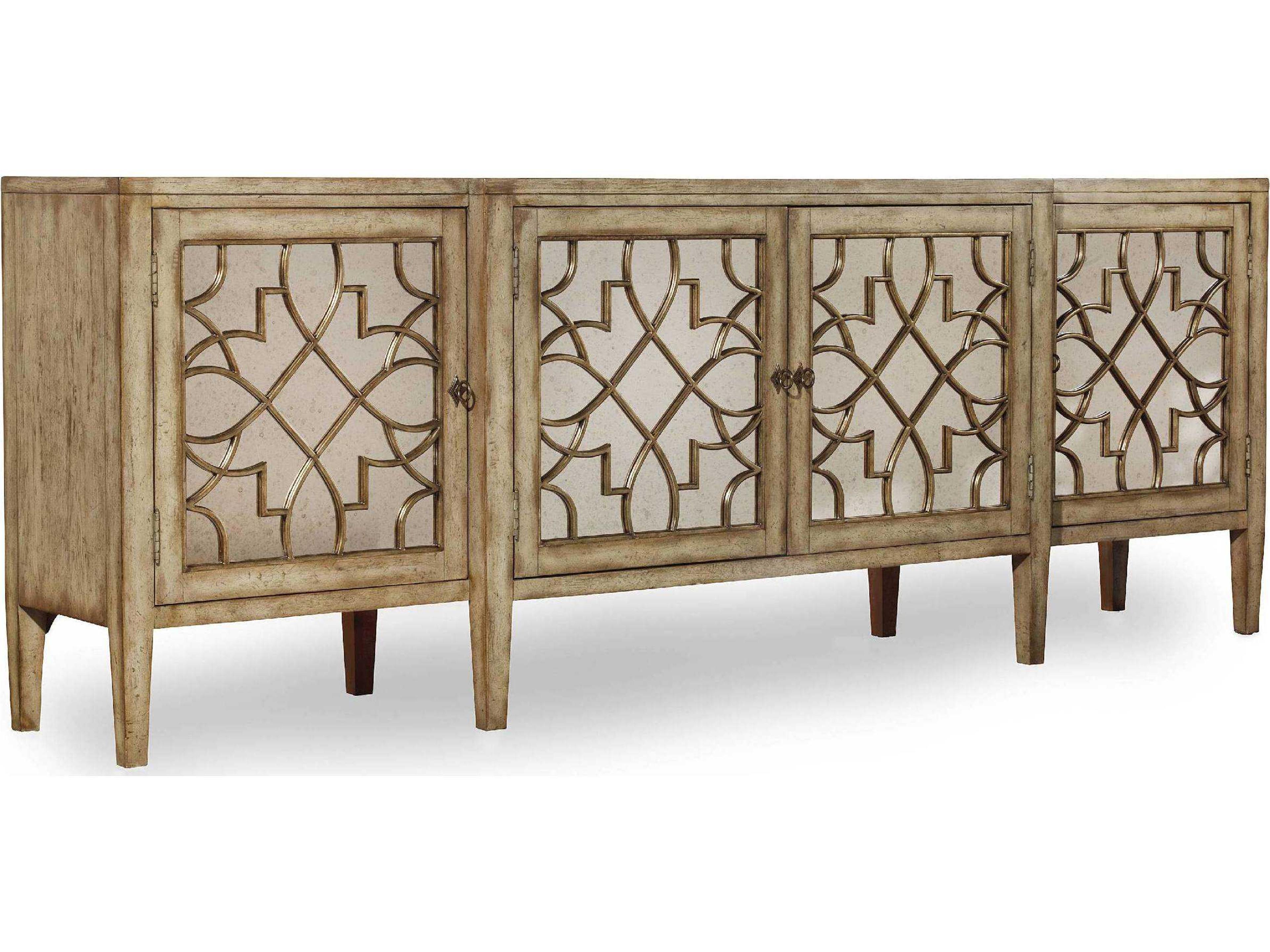 Luxecor Heritage 105" Hardwood Light Wood Sideboard