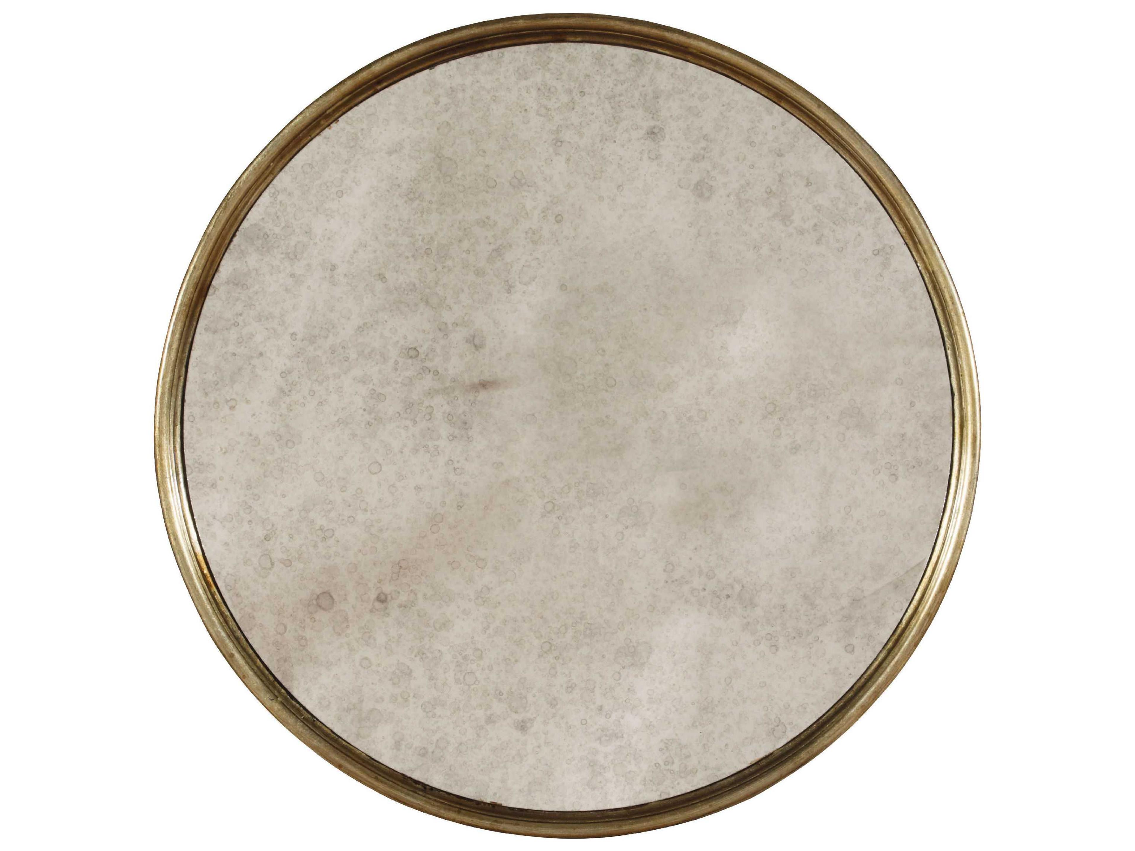 Luxecor Heritage Round Gold End Table