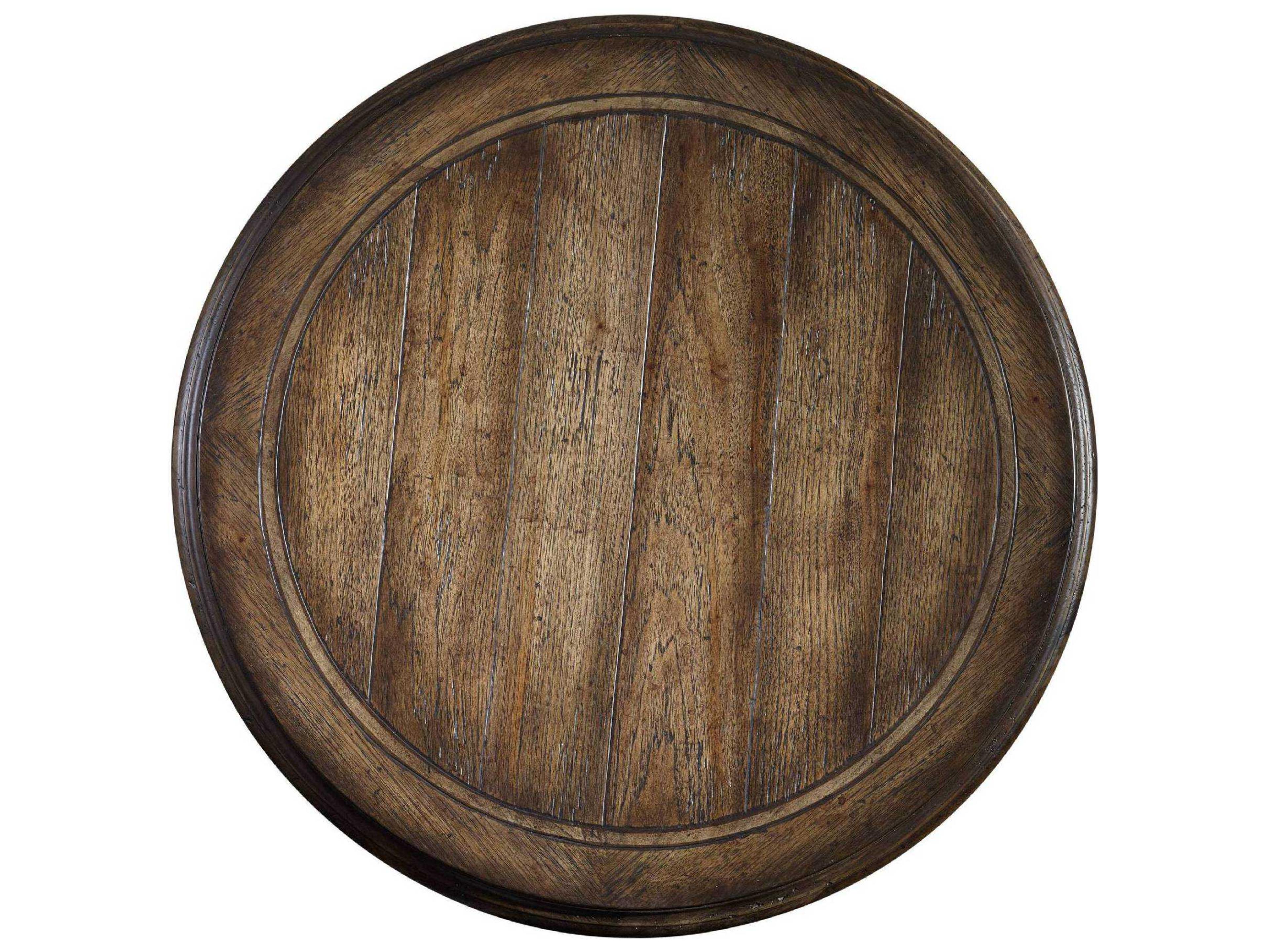 Luxecor Heritage Urn Pedestal Brown Hardwood Nightstand