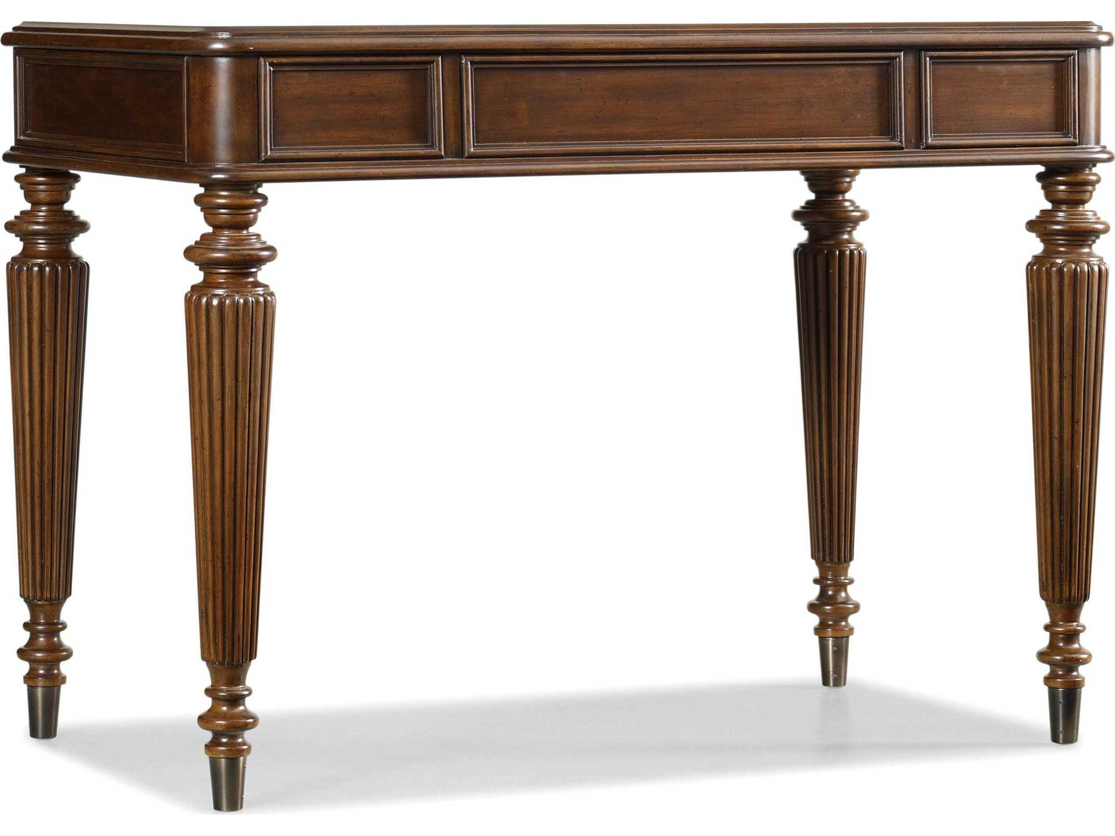 The Accent Dark Wood Brown Cherry Secretary Desk