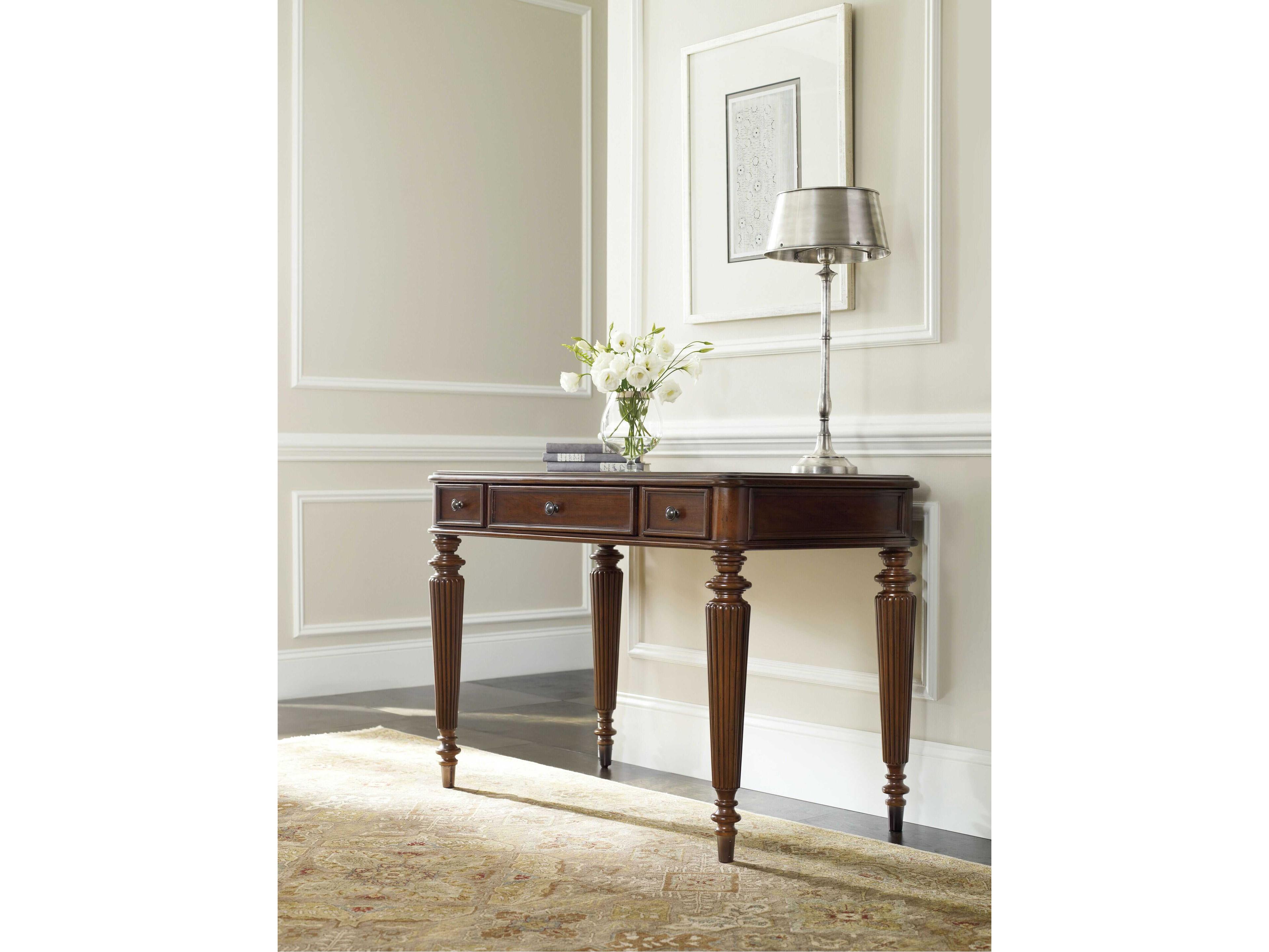 Hooker Furniture The Accent Dark Wood Brown Cherry Secretary Desk