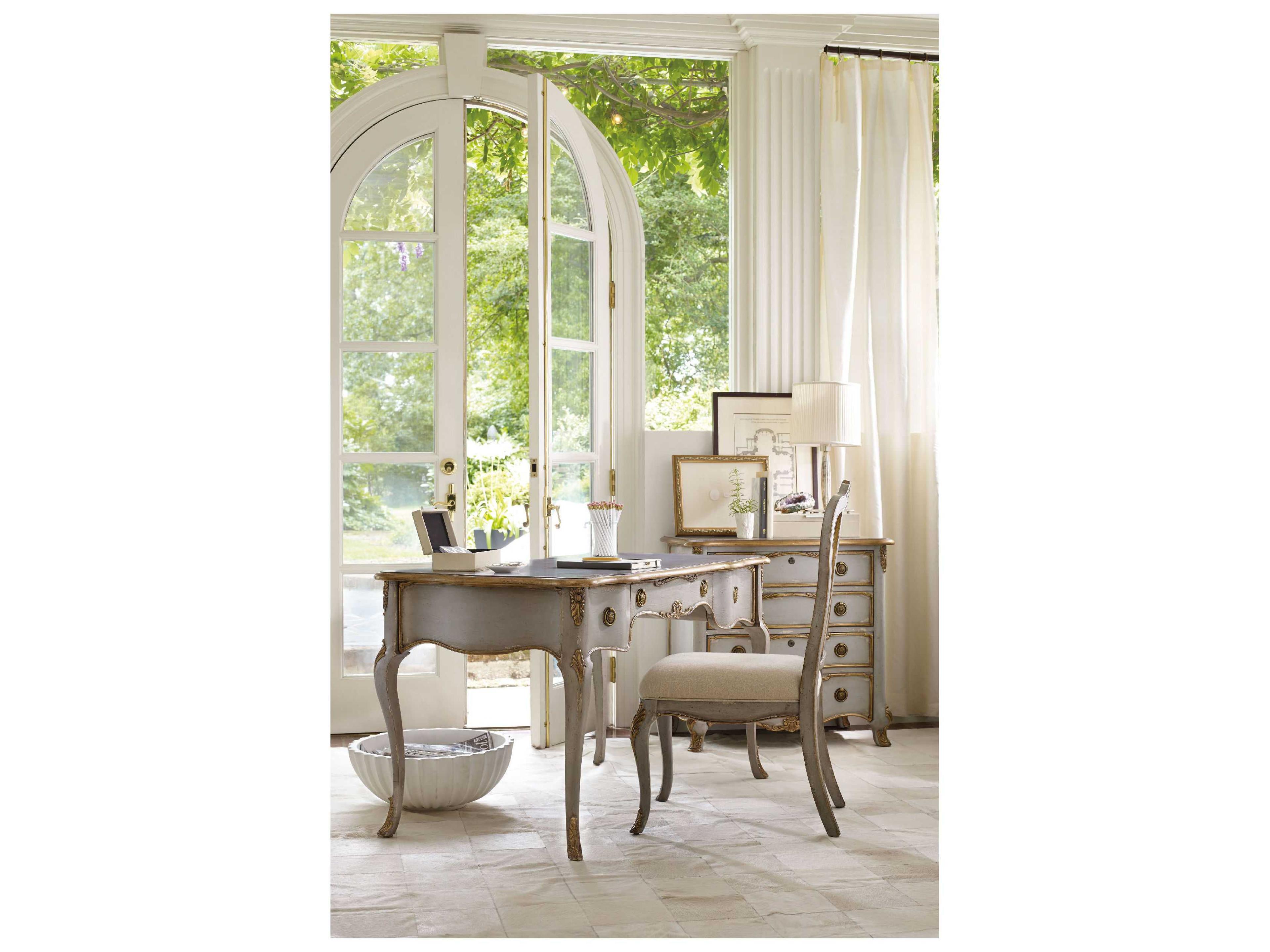 Luxecor Hardwood Gray Upholstered Side Dining Chair