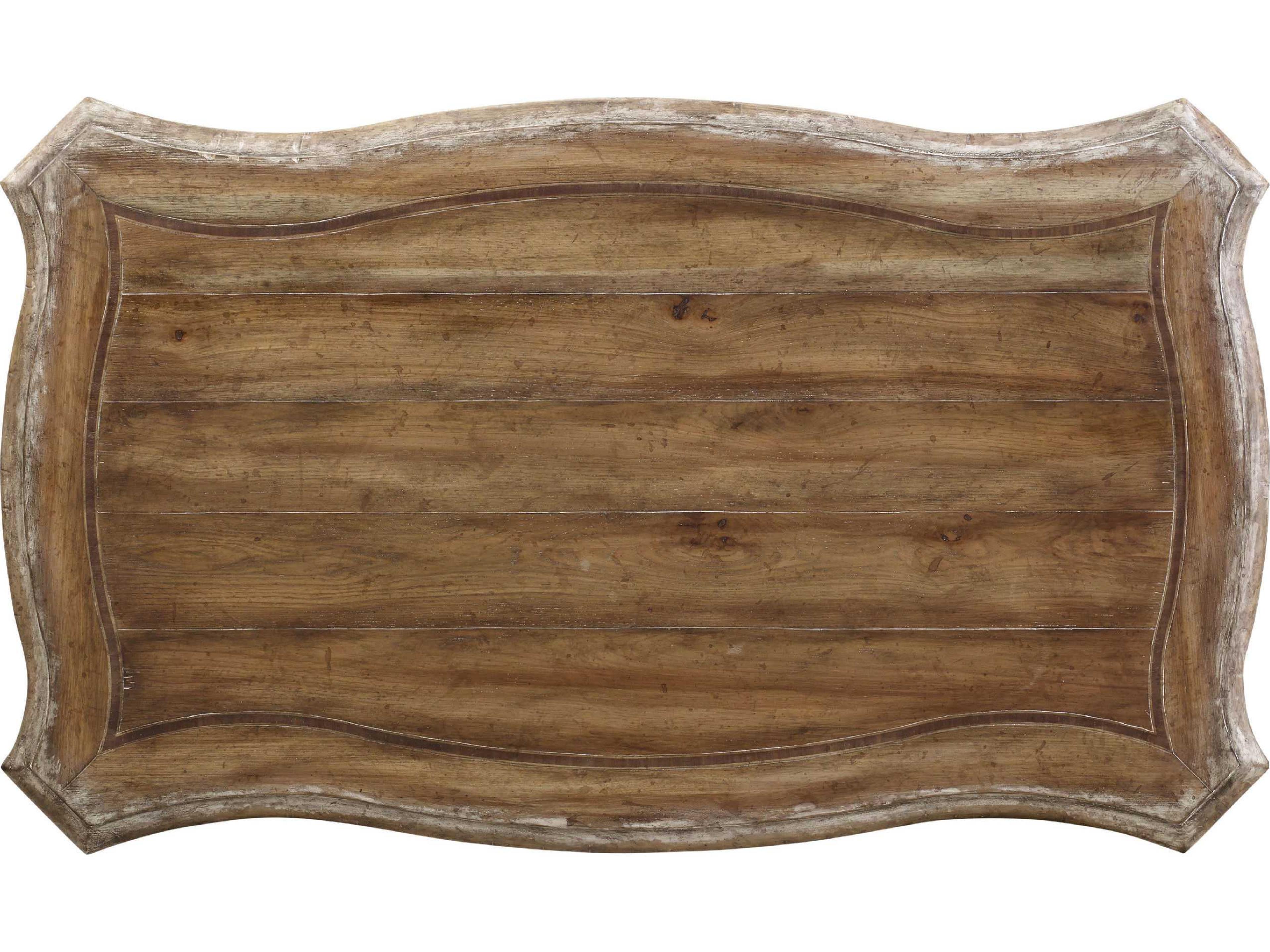 Luxecor Heritage Rectangular Light Wood Cocktail Table