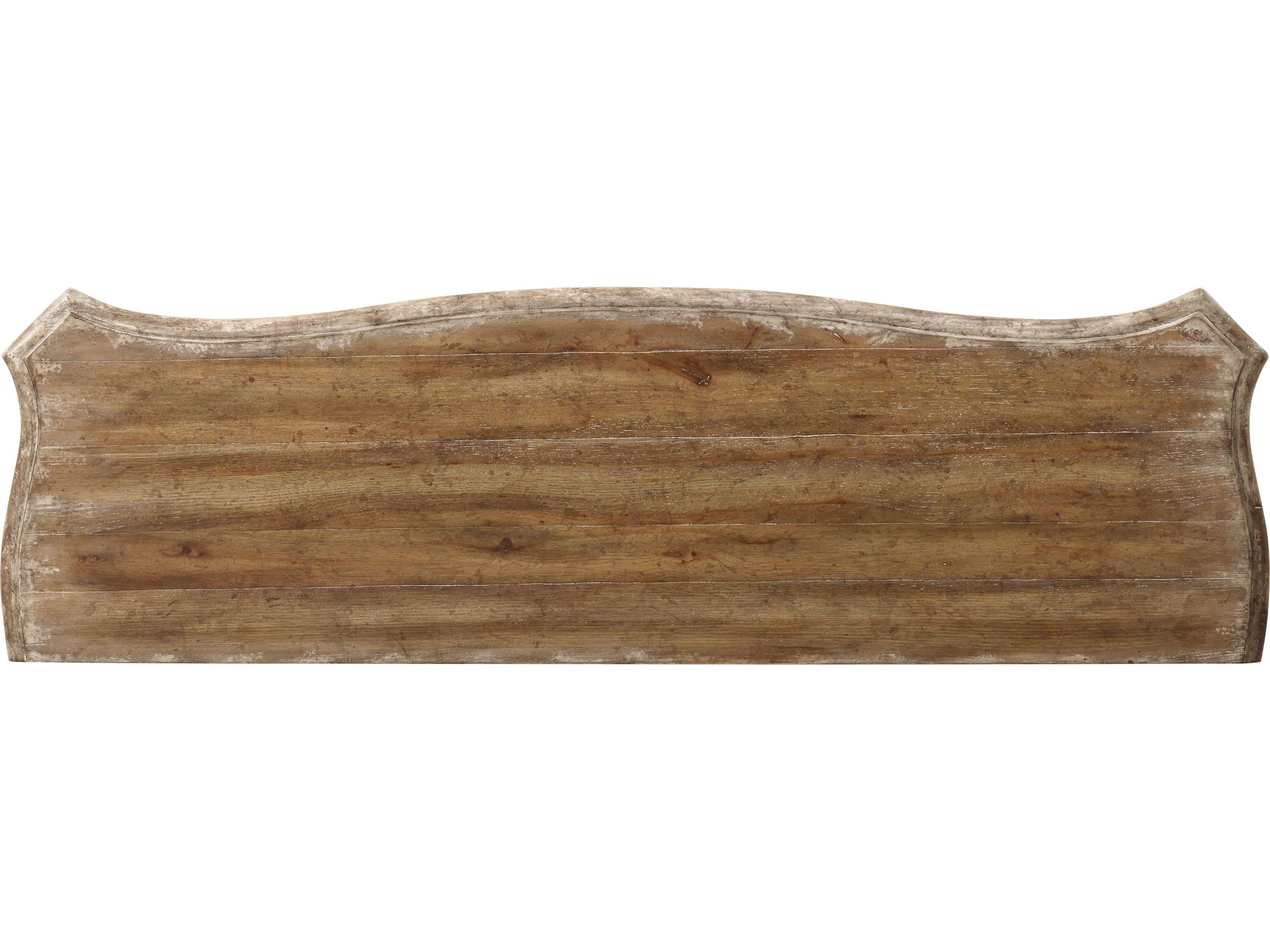 Luxecor Heritage 6-Drawers Brown Cedar Wood Double Dresser