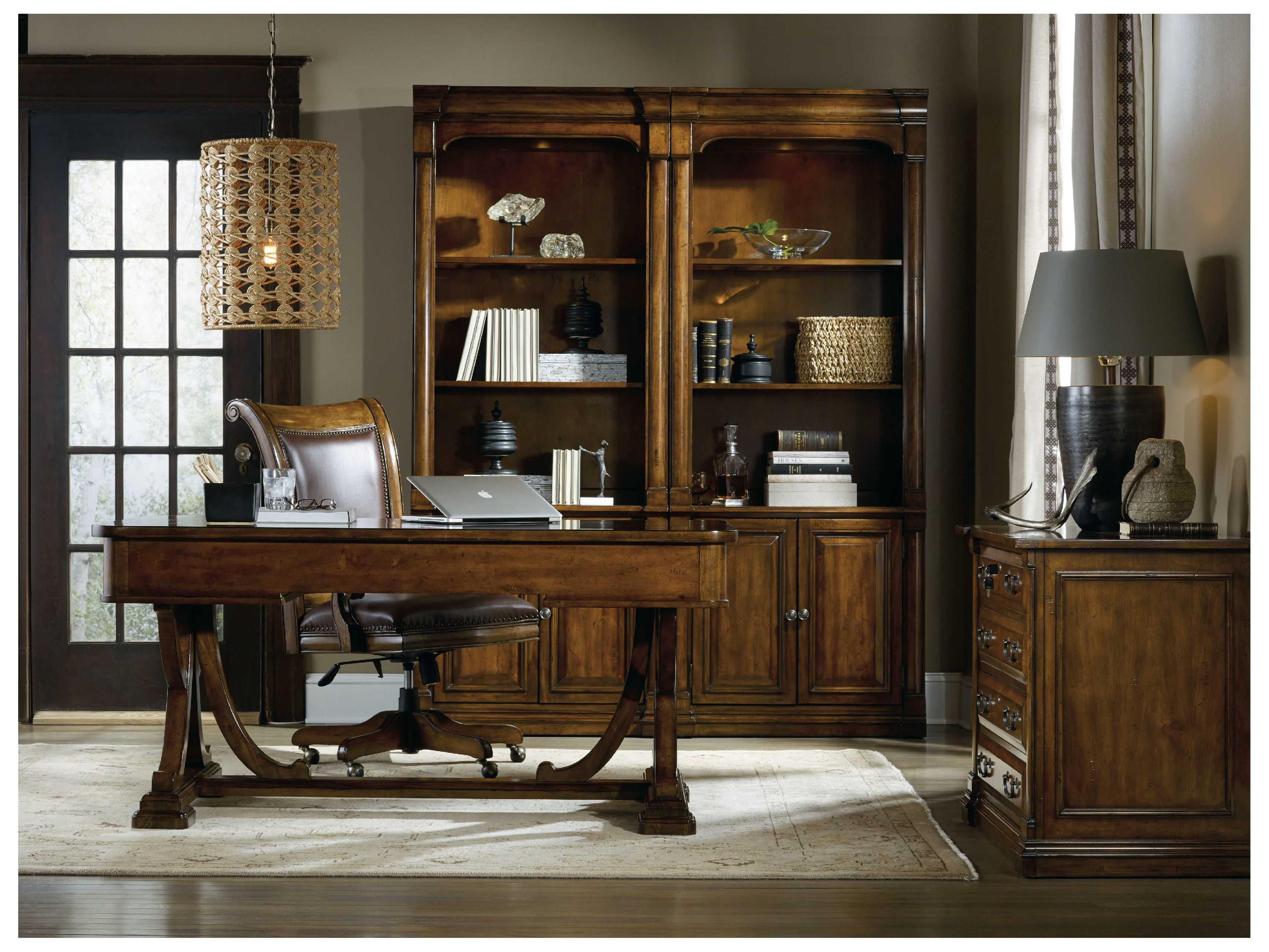 Luxecor Heritage Wood Brown Alder Secretary Desk
