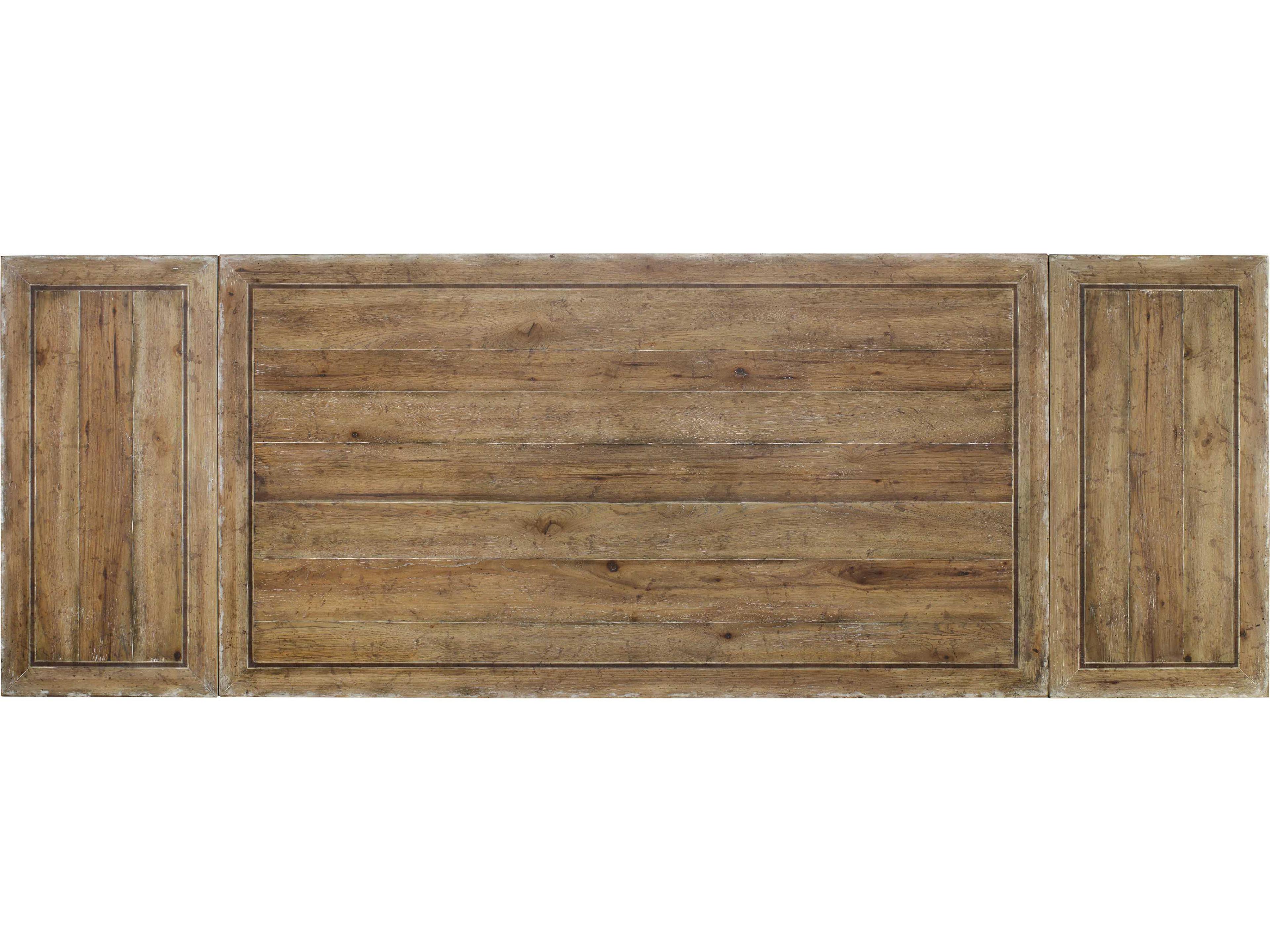 Luxecor Heritage Extendable Rectangular Wood Dining Table