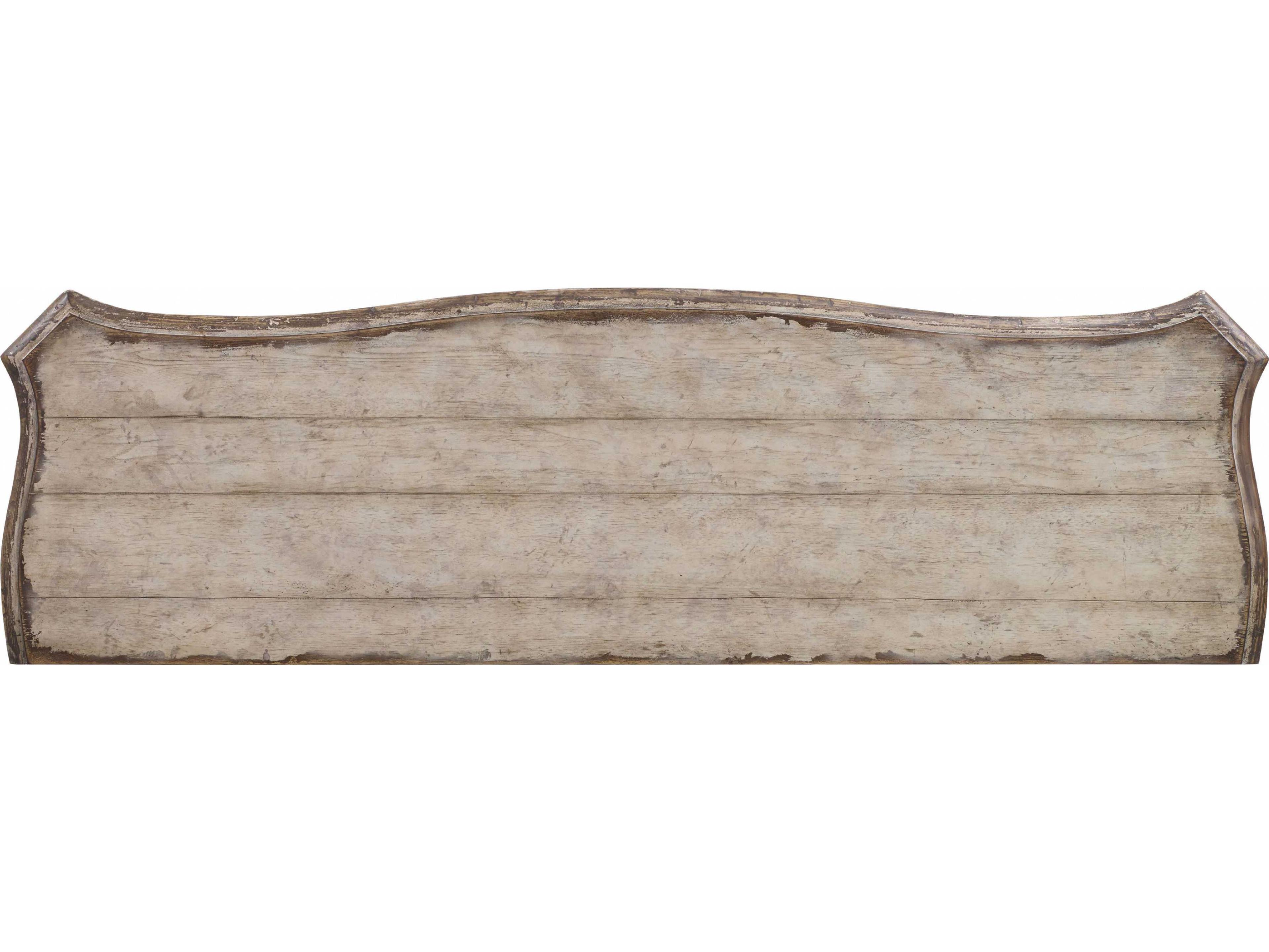 Luxecor Heritage 6-Drawers White Cedar Wood Double Dresser