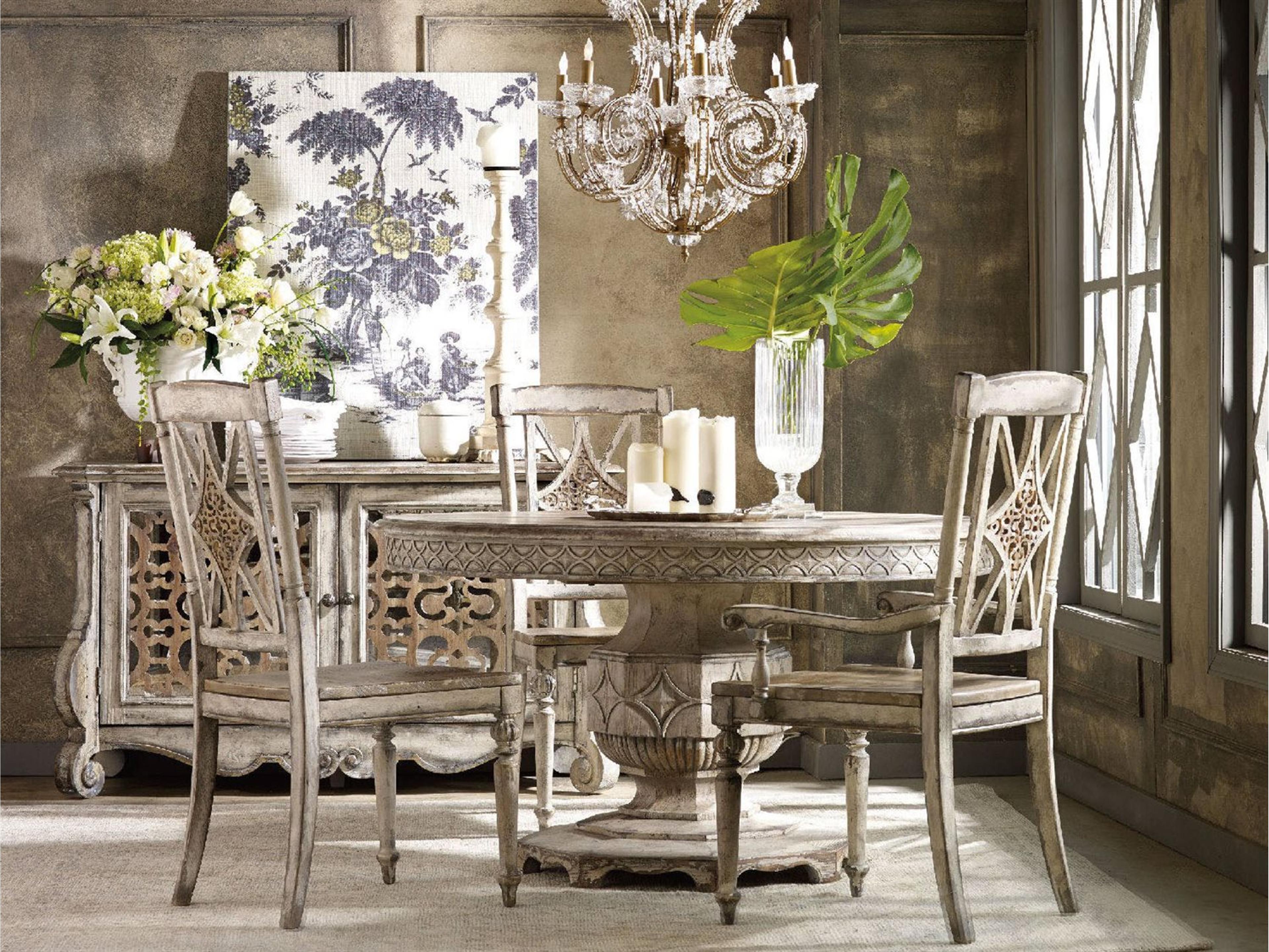 Luxecor Heritage Rubberwood White Side Dining Chair