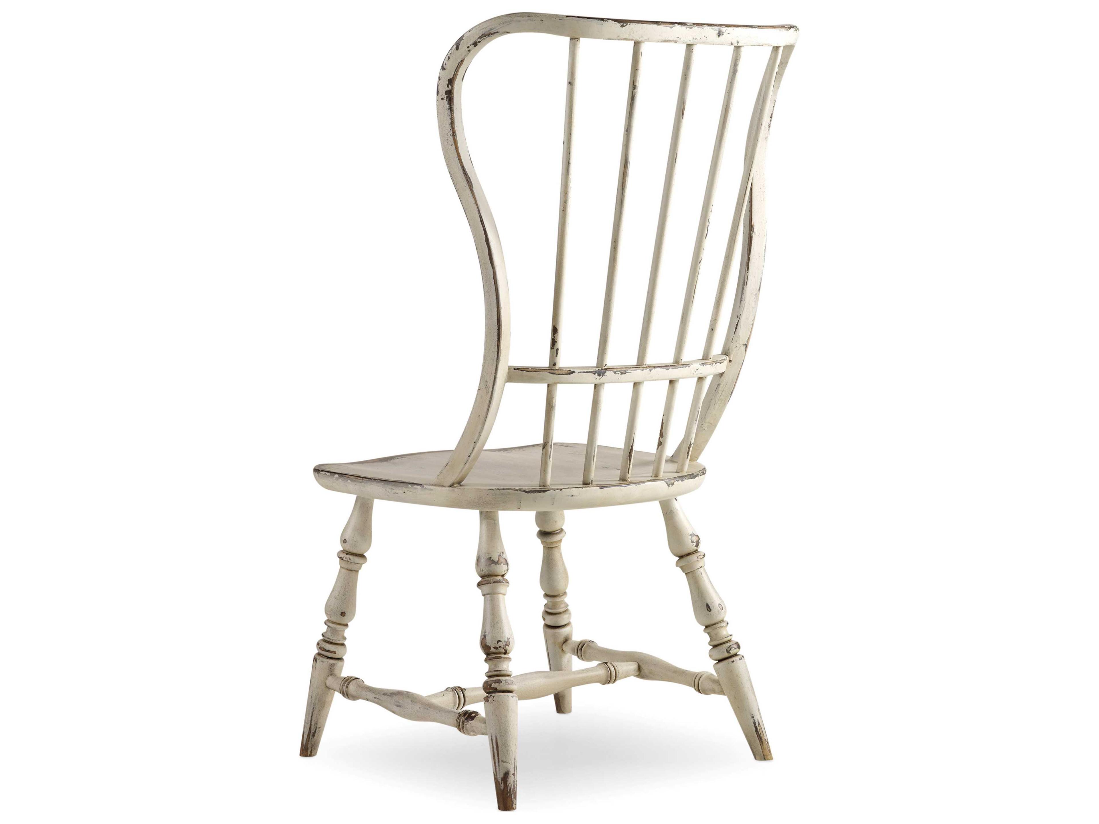 Luxecor Heritage Birch Wood White Side Dining Chair
