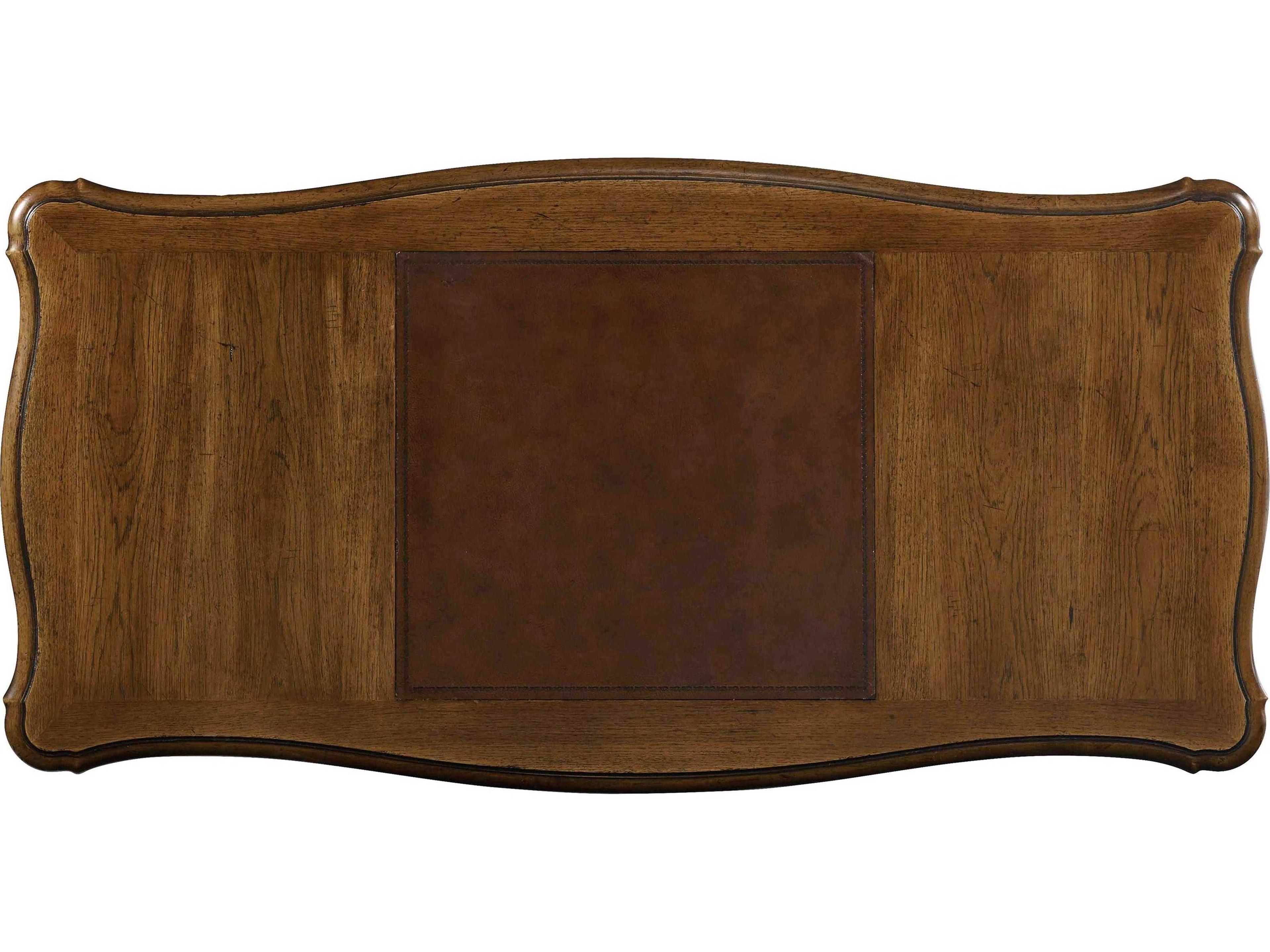 Luxecor Heritage Dark Wood Brown Rubberwood Writing Desk