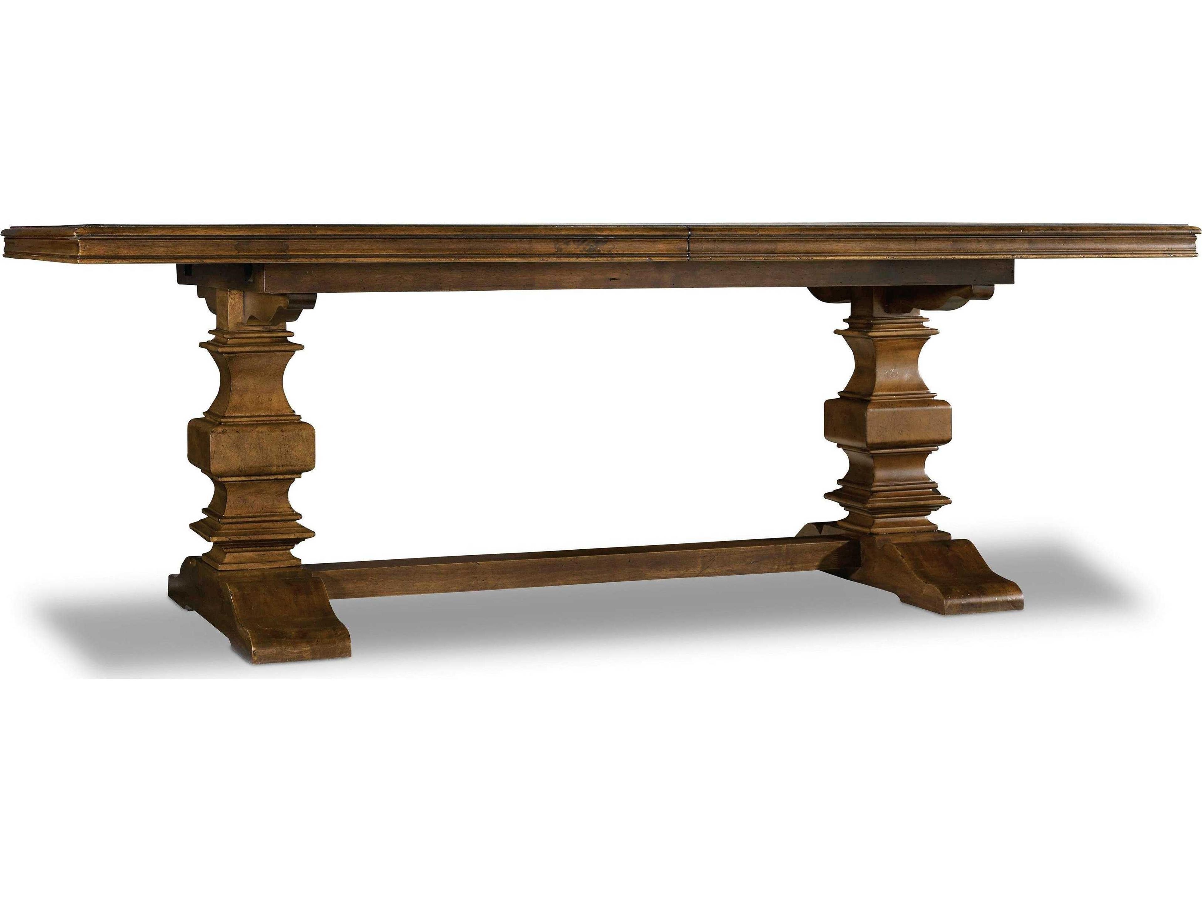 Archivist Rectangle Extendable Dining Table in Soft Casual Pecan