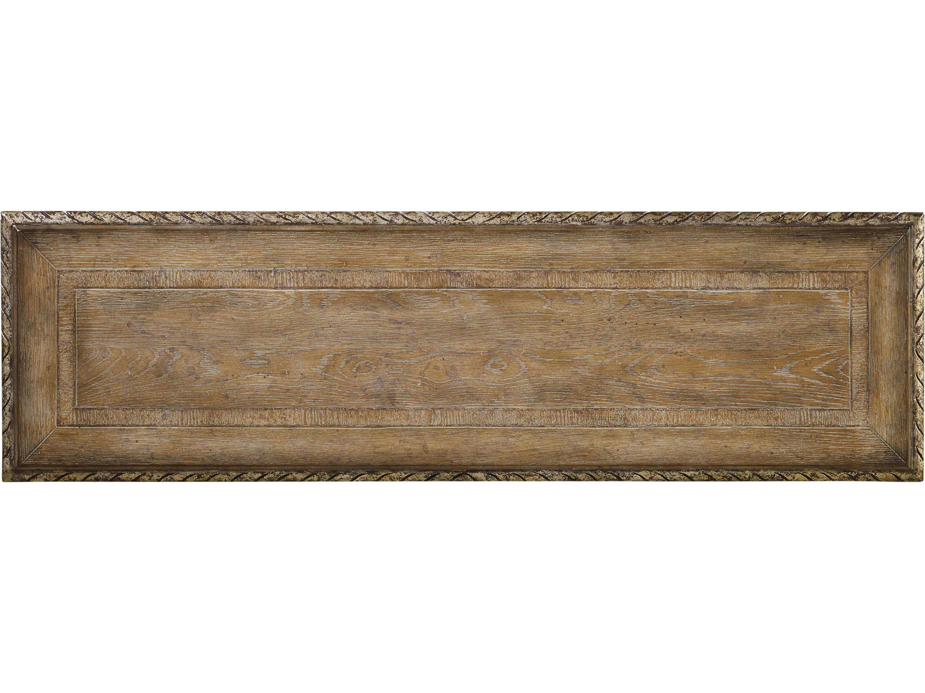 Hooker Furniture Melange Rectangular Light Wood Console Table