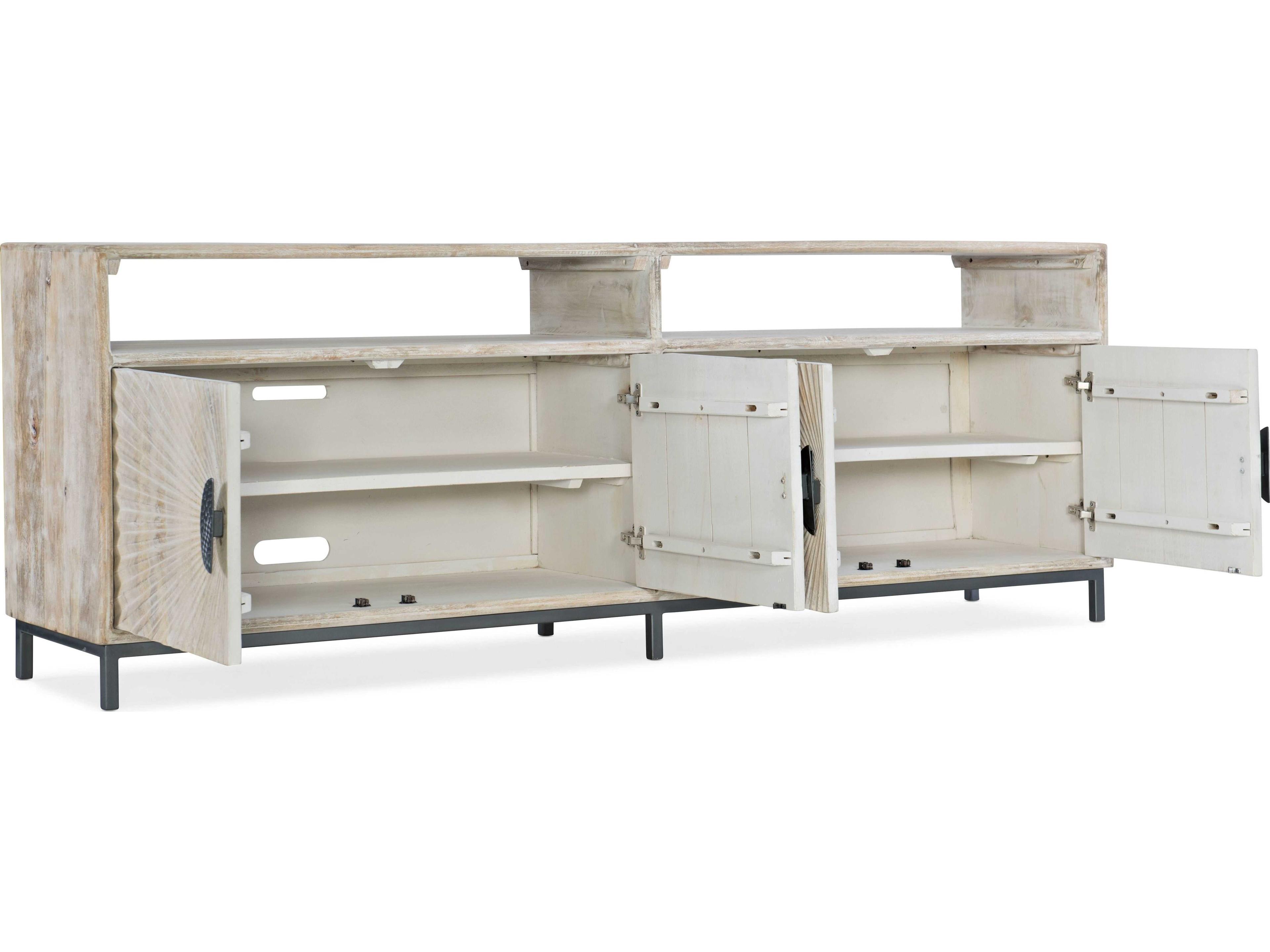 Luxecor 86" Mango Wood Light Media Console