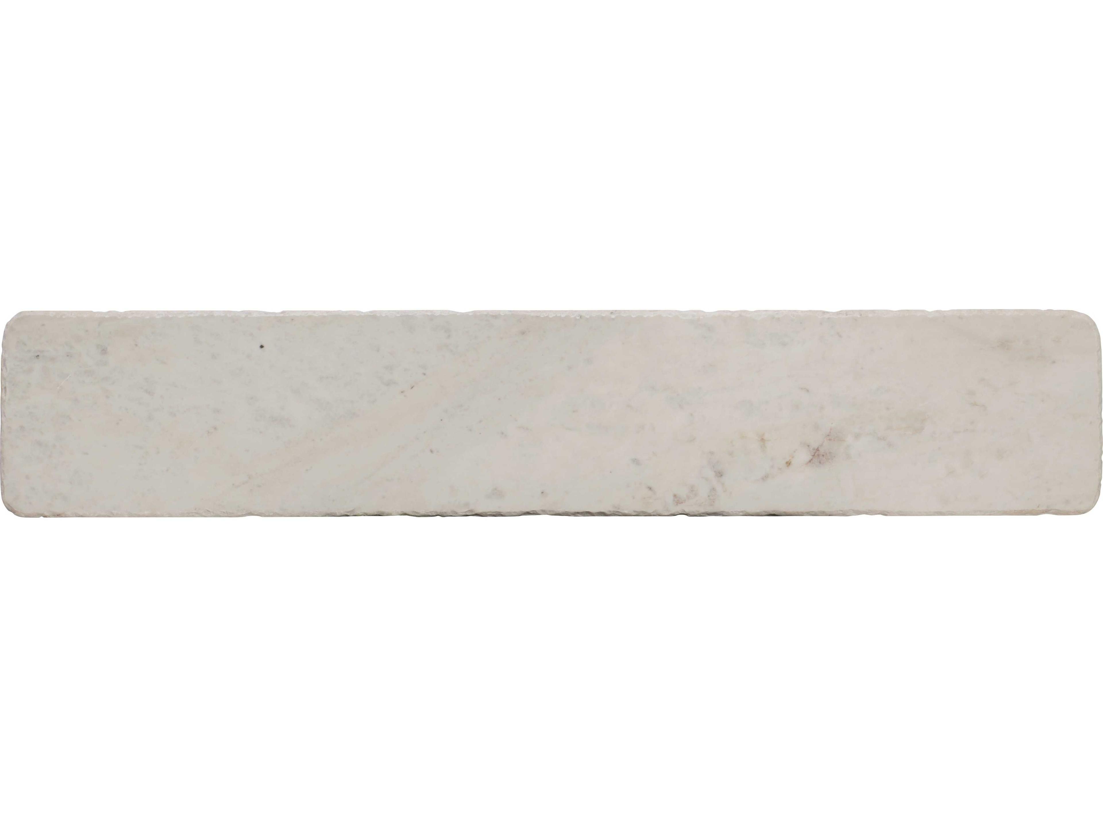 Luxecor Heritage Skinny Rectangular White Marble With Dark Bronze Console Table