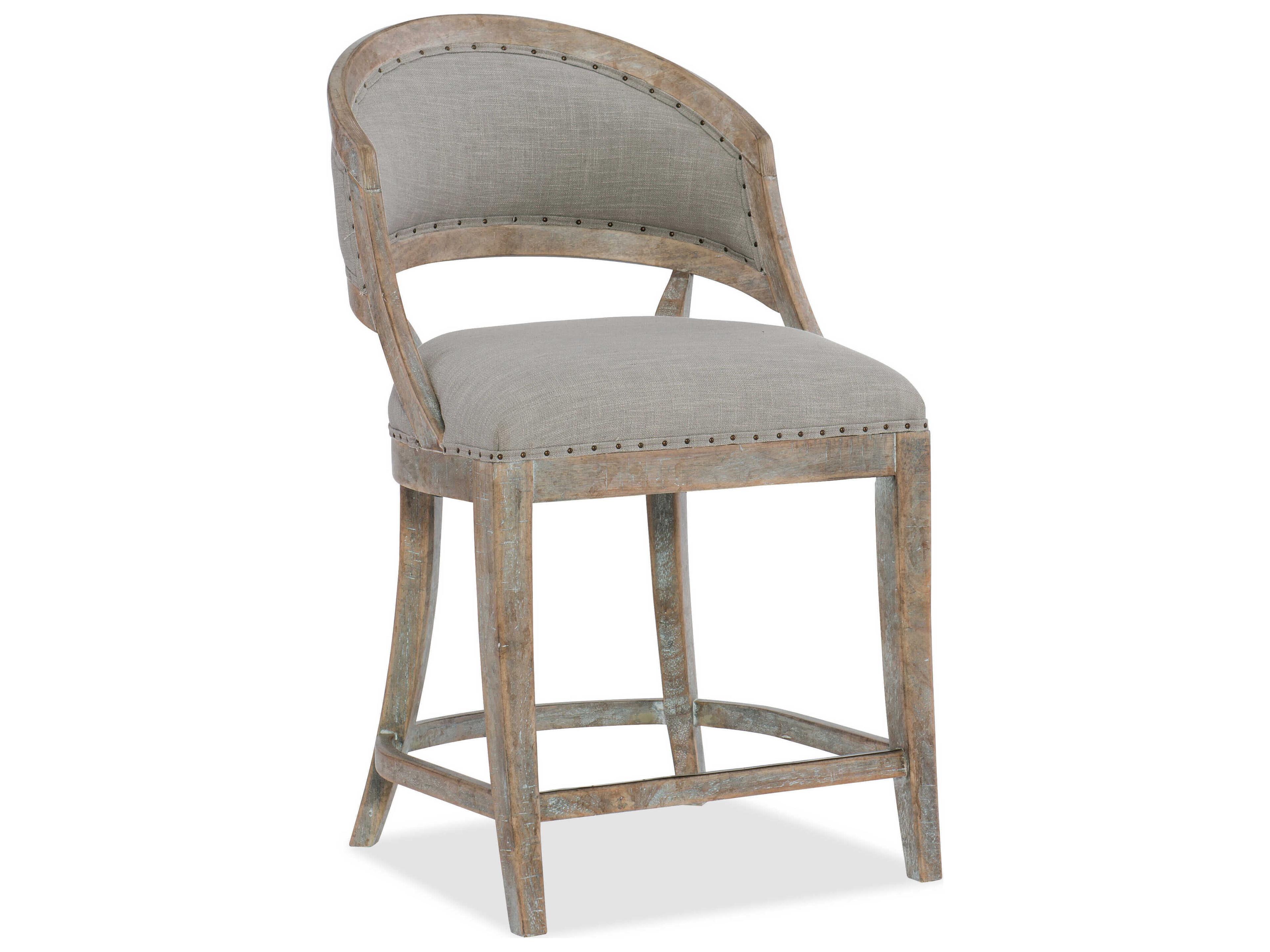Boheme Light Wood Oak Counter Stool