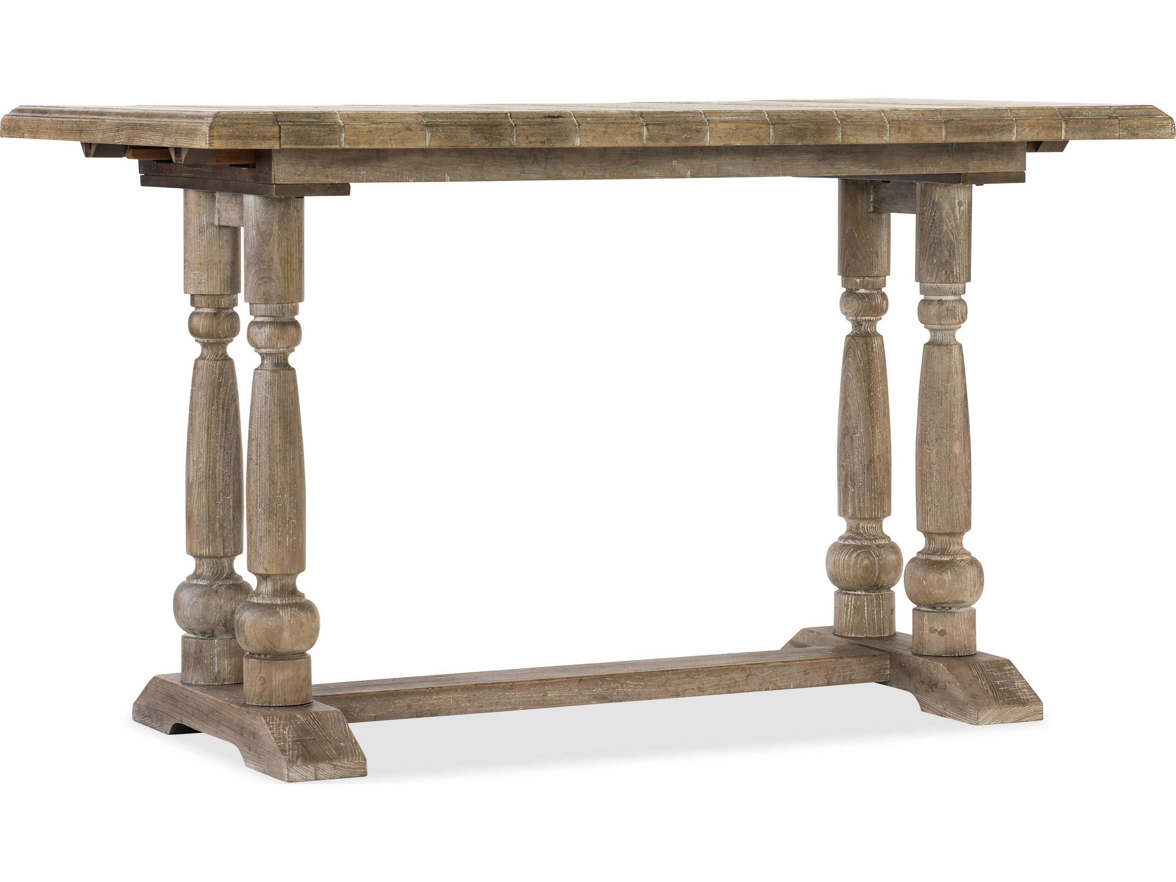 Heritage Extendable Rectangular Light Wood Dining Table