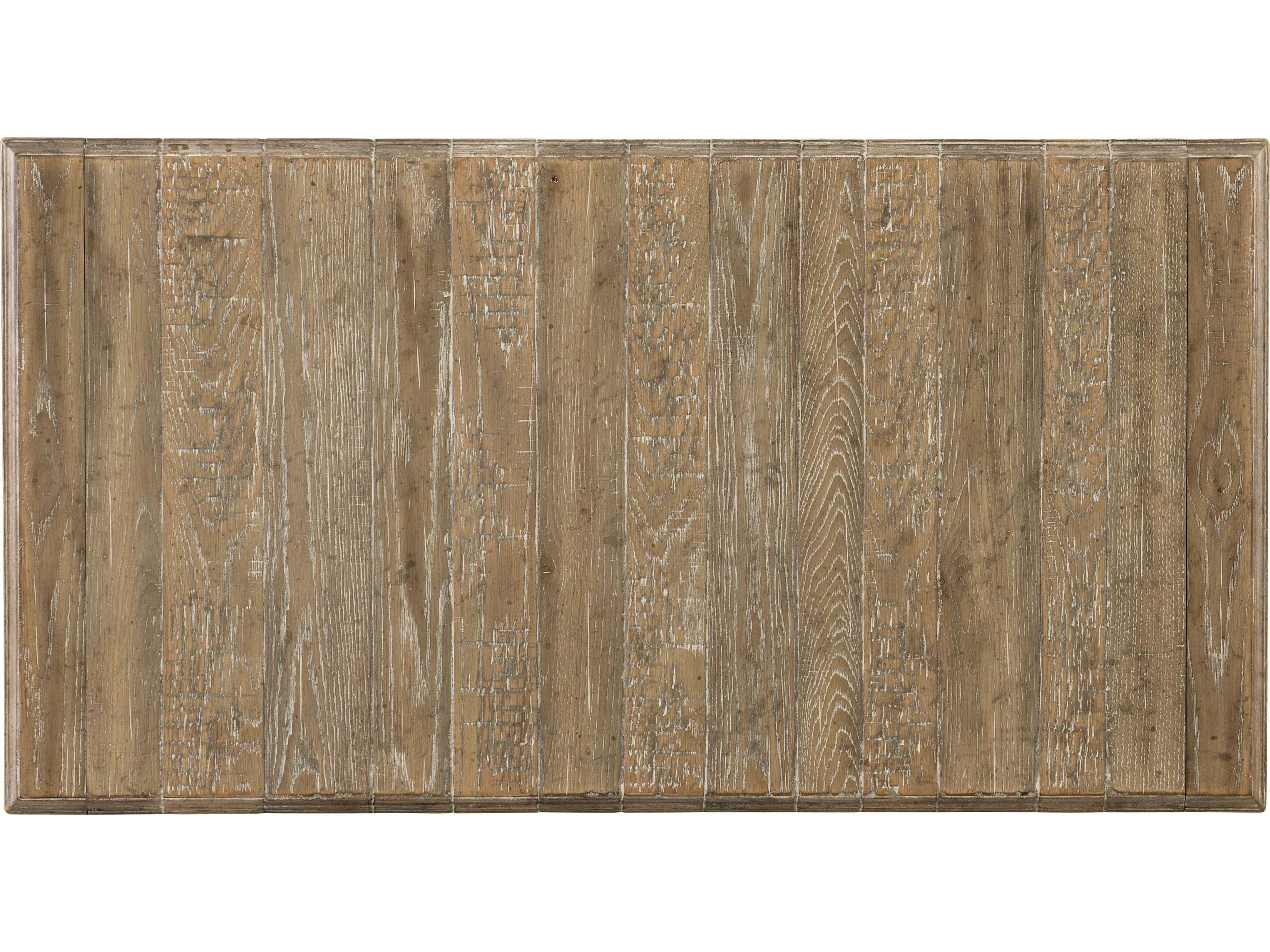 Luxecor Heritage Extendable Rectangular Light Wood Dining Table