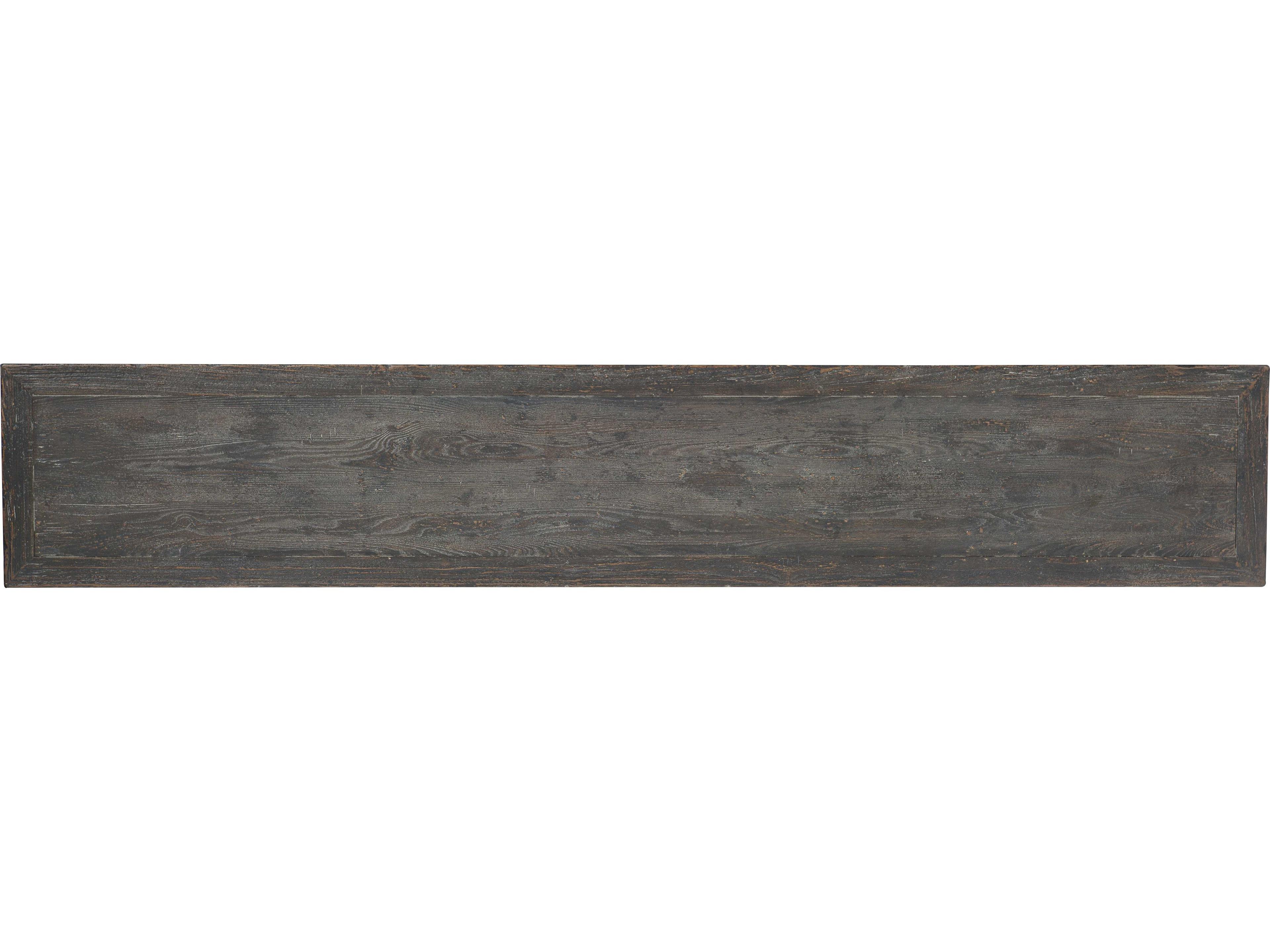 Luxecor Heritage Rectangular Dark Wood Console Table