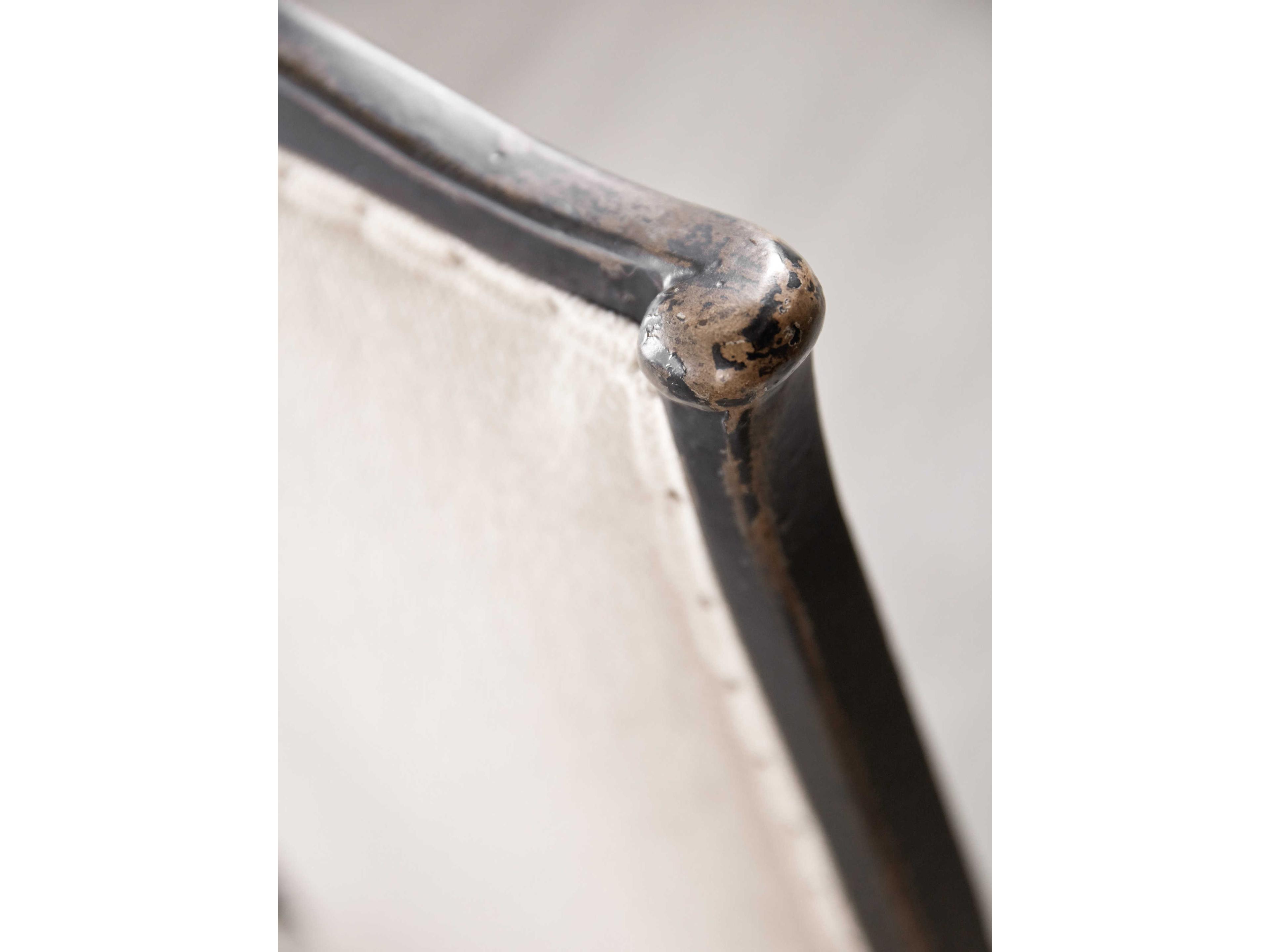 Luxecor Heritage White Upholstered Side Dining Chair