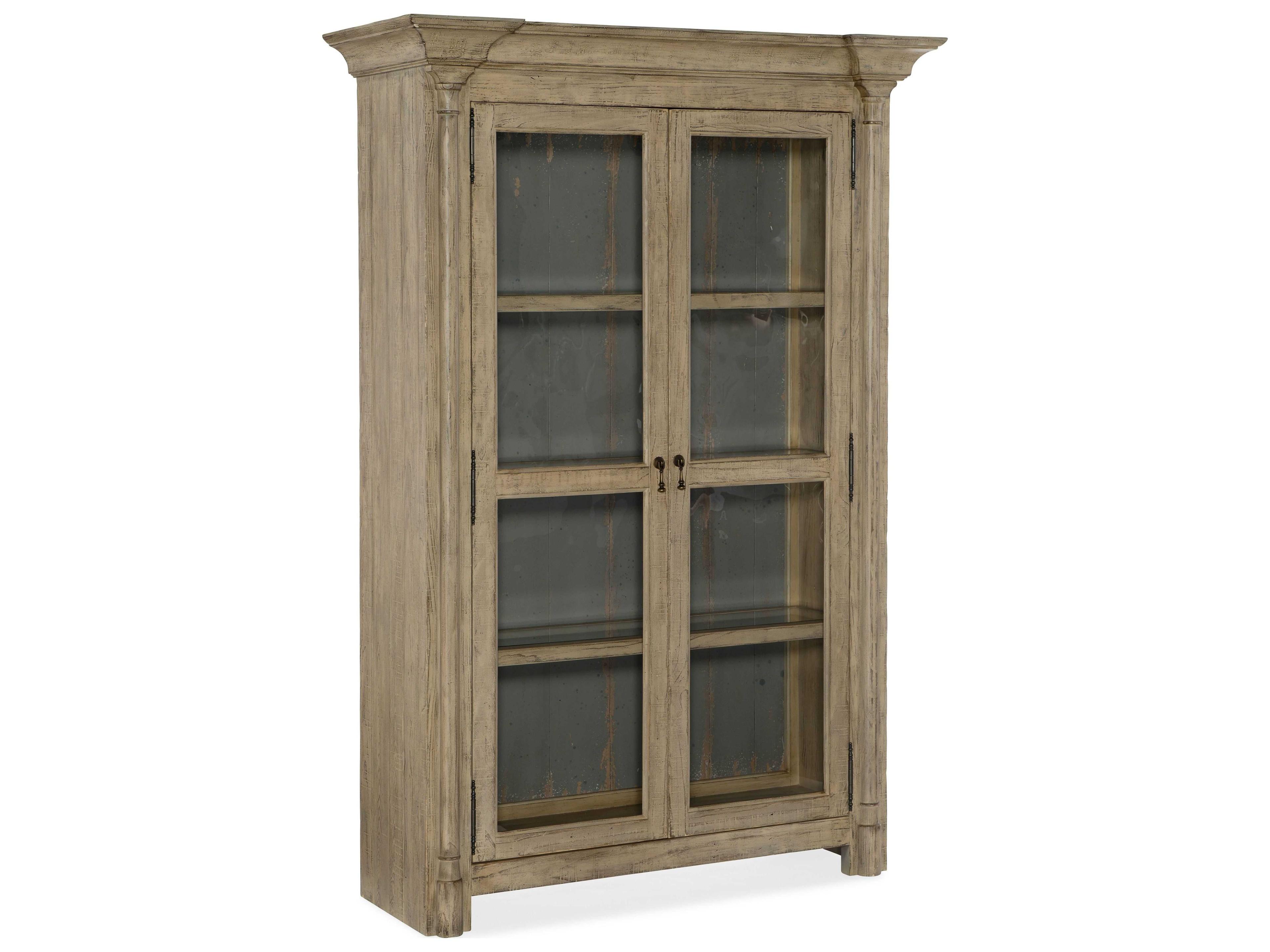 Ciao Bella Hardwood Light Wood Display Cabinet