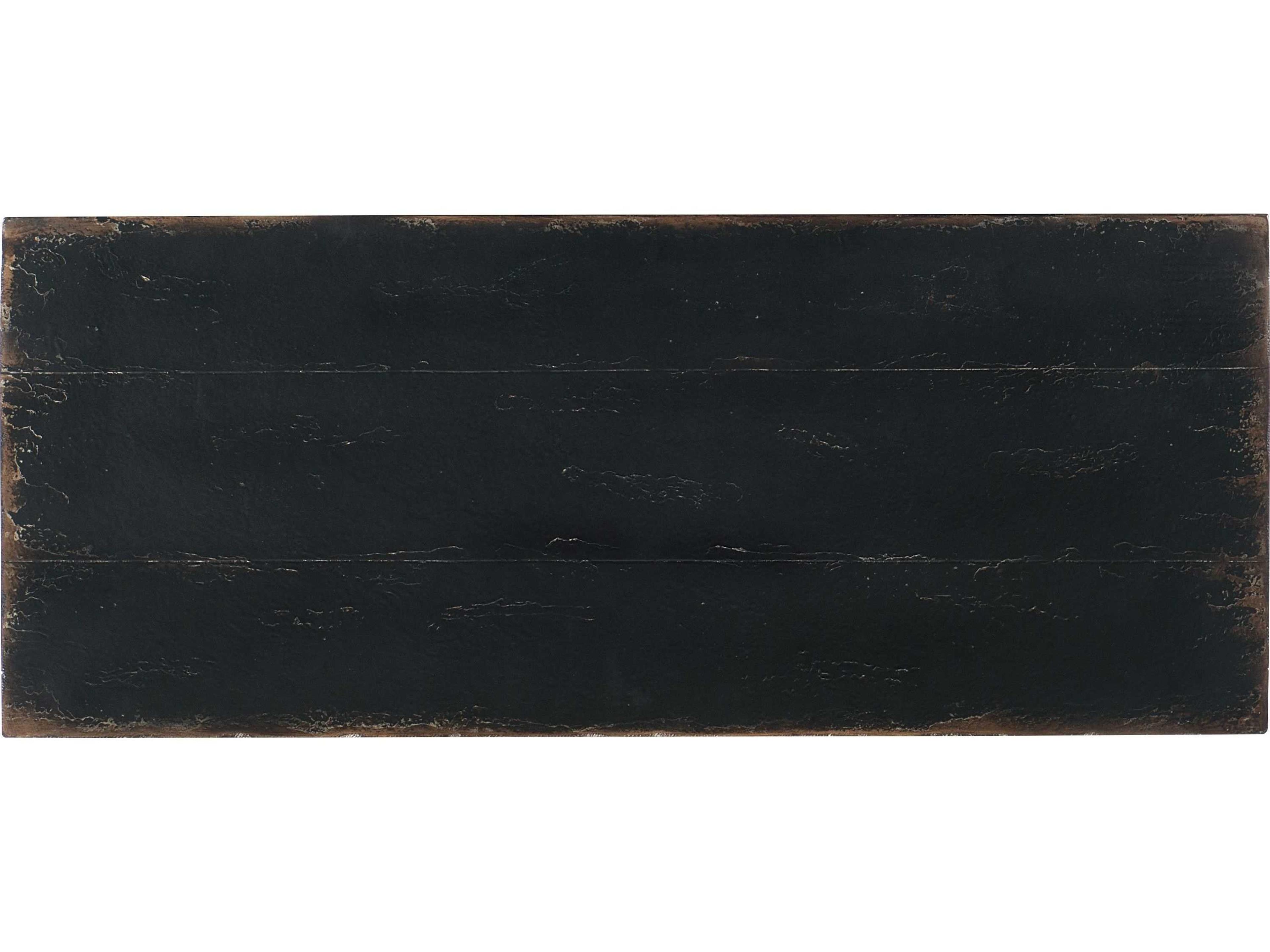 Luxecor Heritage 6-Drawers Black Cedar Wood Accent Chest