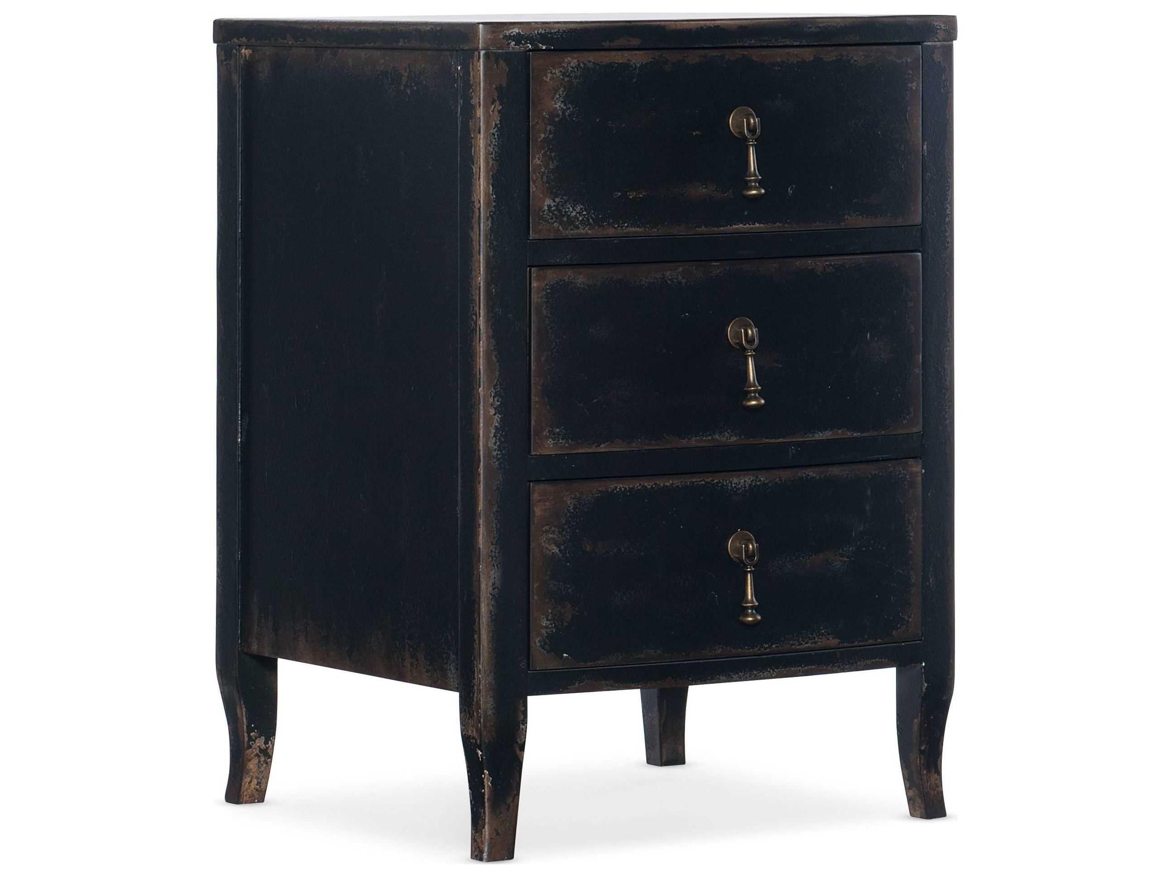 Ciao Bella 3-Drawers Hardwood Nightstand