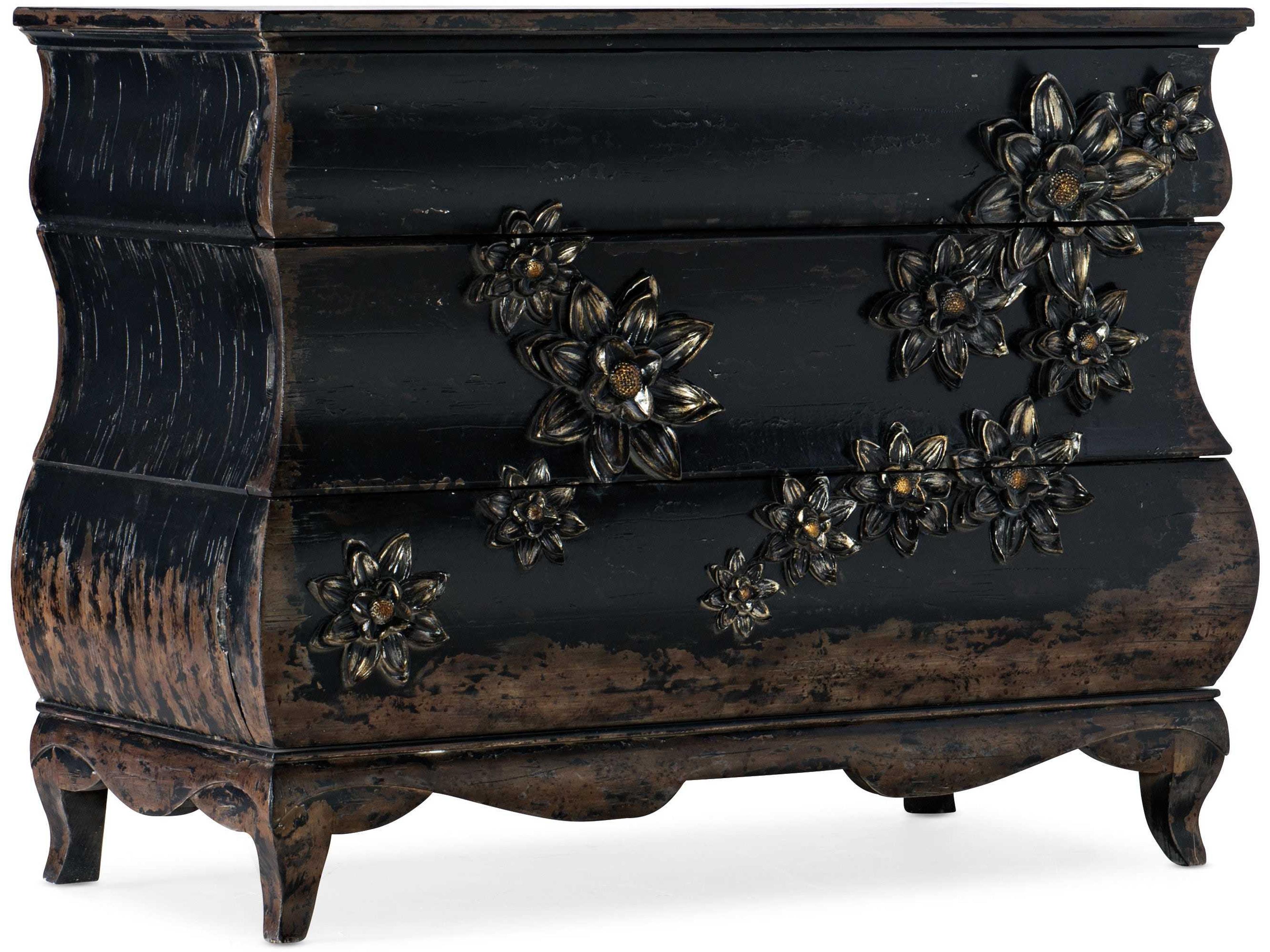 Sanctuary Charmant 3-Drawer Bachelorette Chest in Porte Noir Finish