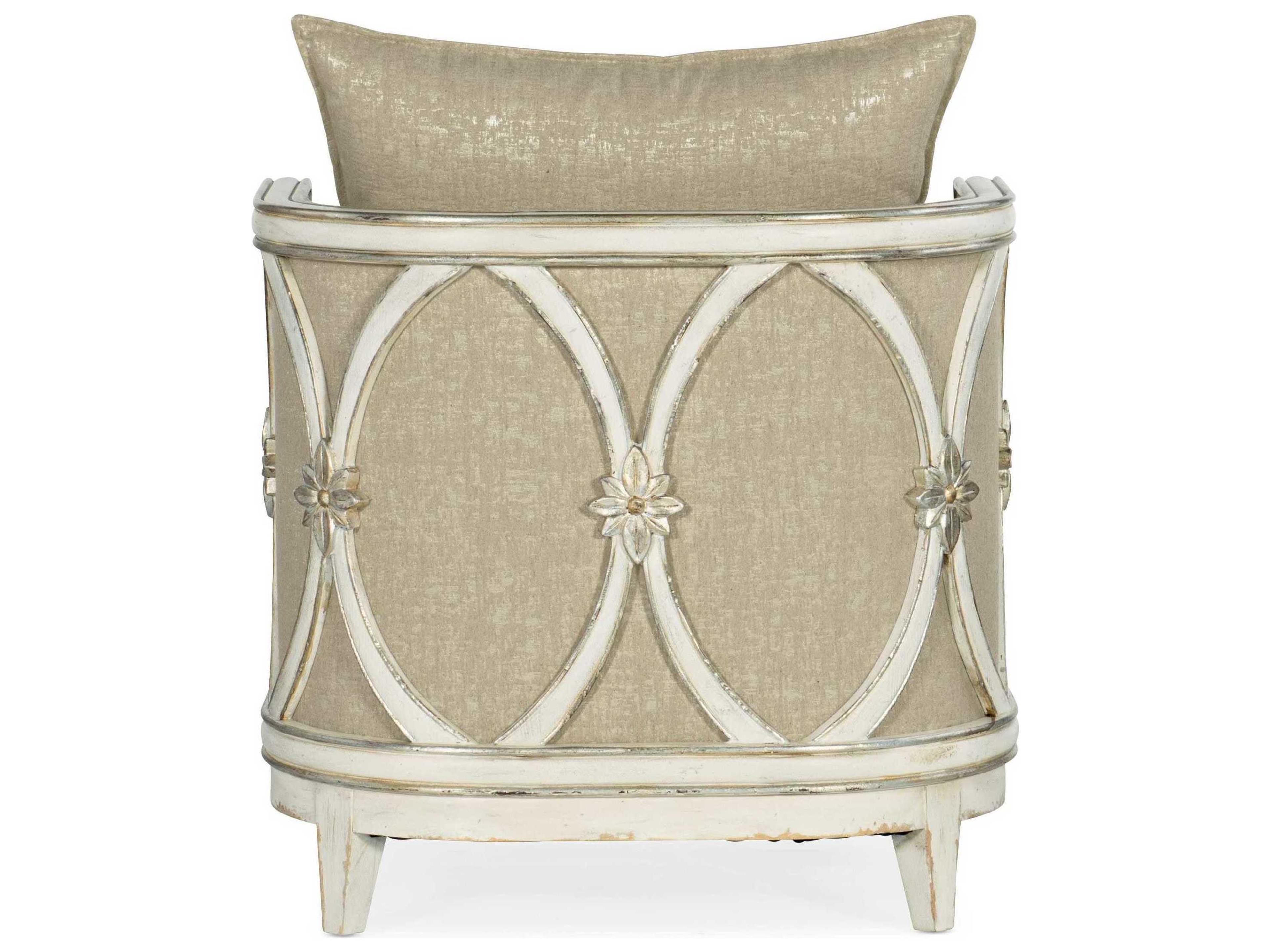 Luxecor Heritage Mariette Beige Fabric Accent Chair