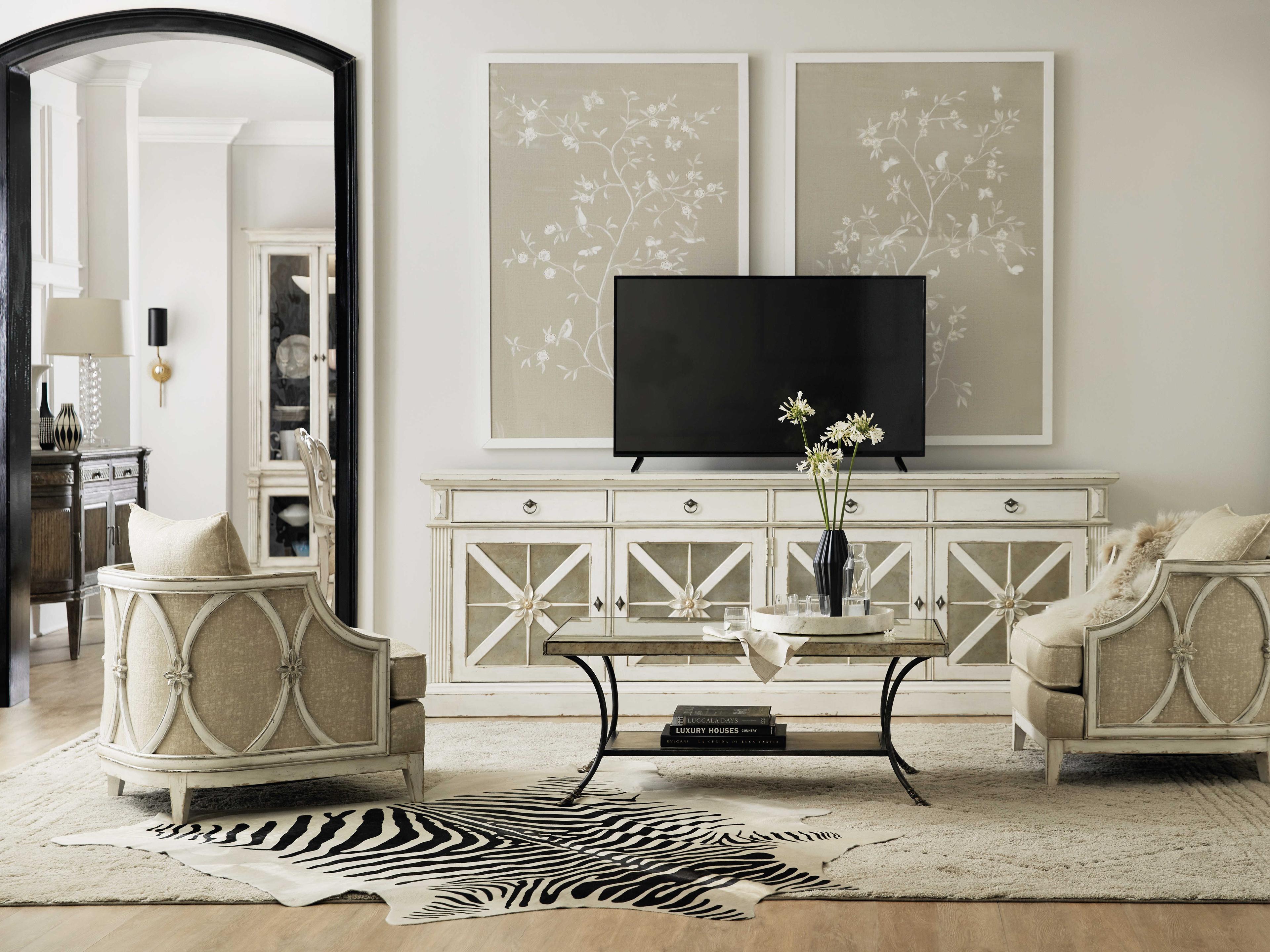 Luxecor Heritage Mariette Beige Fabric Accent Chair