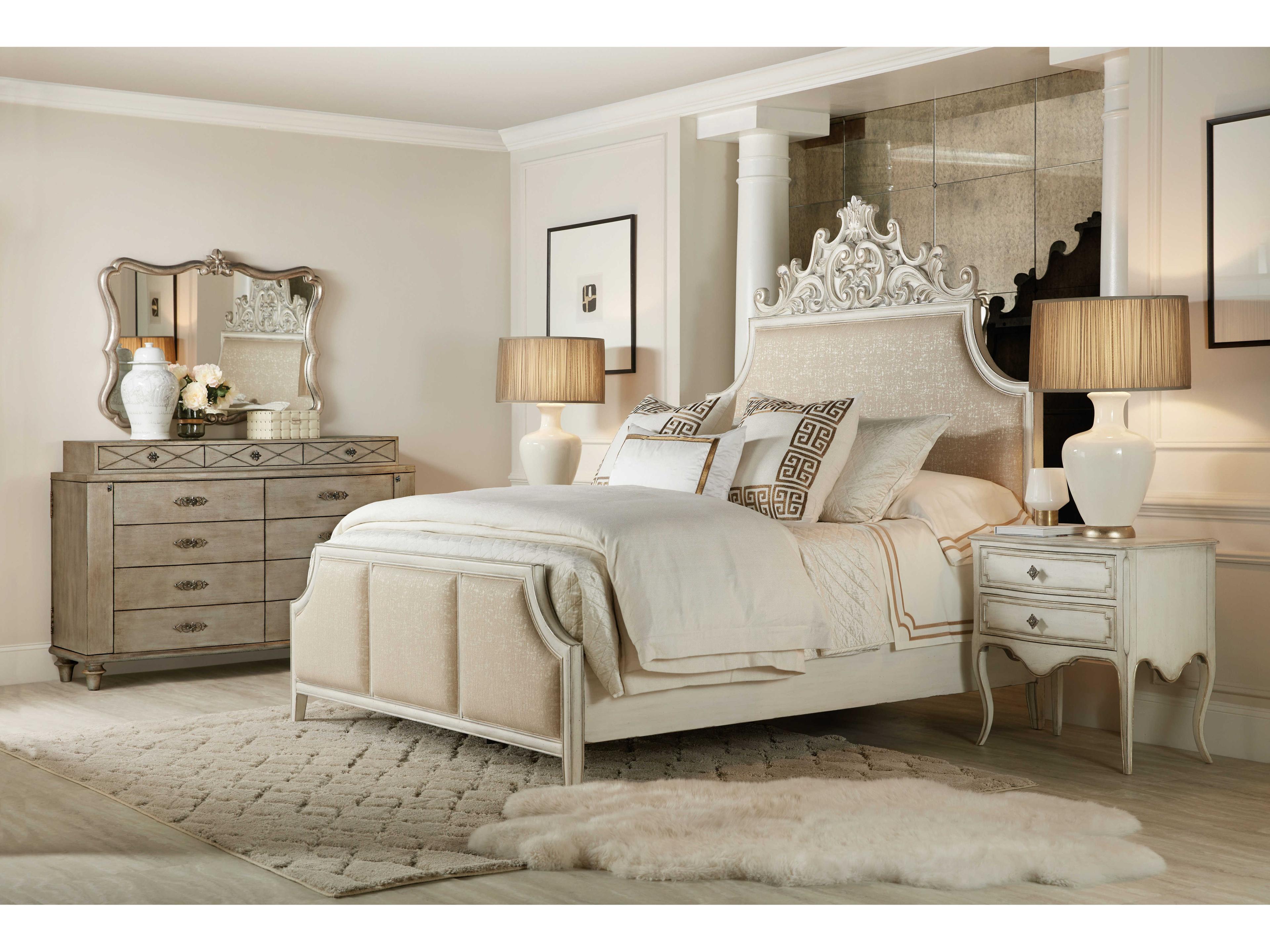 Luxecor Sanctuary Coco En Blanc 2-Drawers White Hardwood Nightstand
