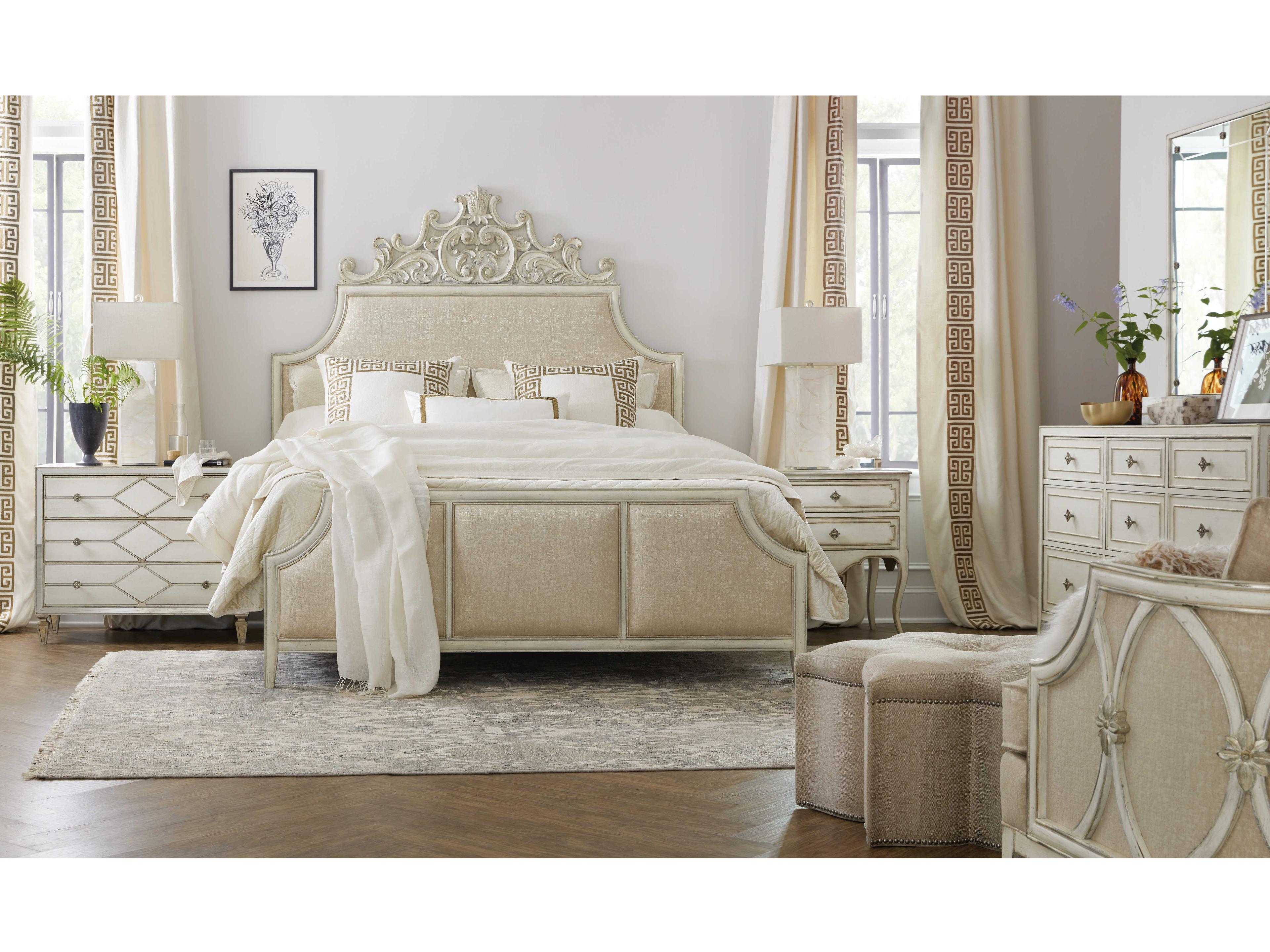 Luxecor Sanctuary Coco En Blanc 2-Drawers White Hardwood Nightstand