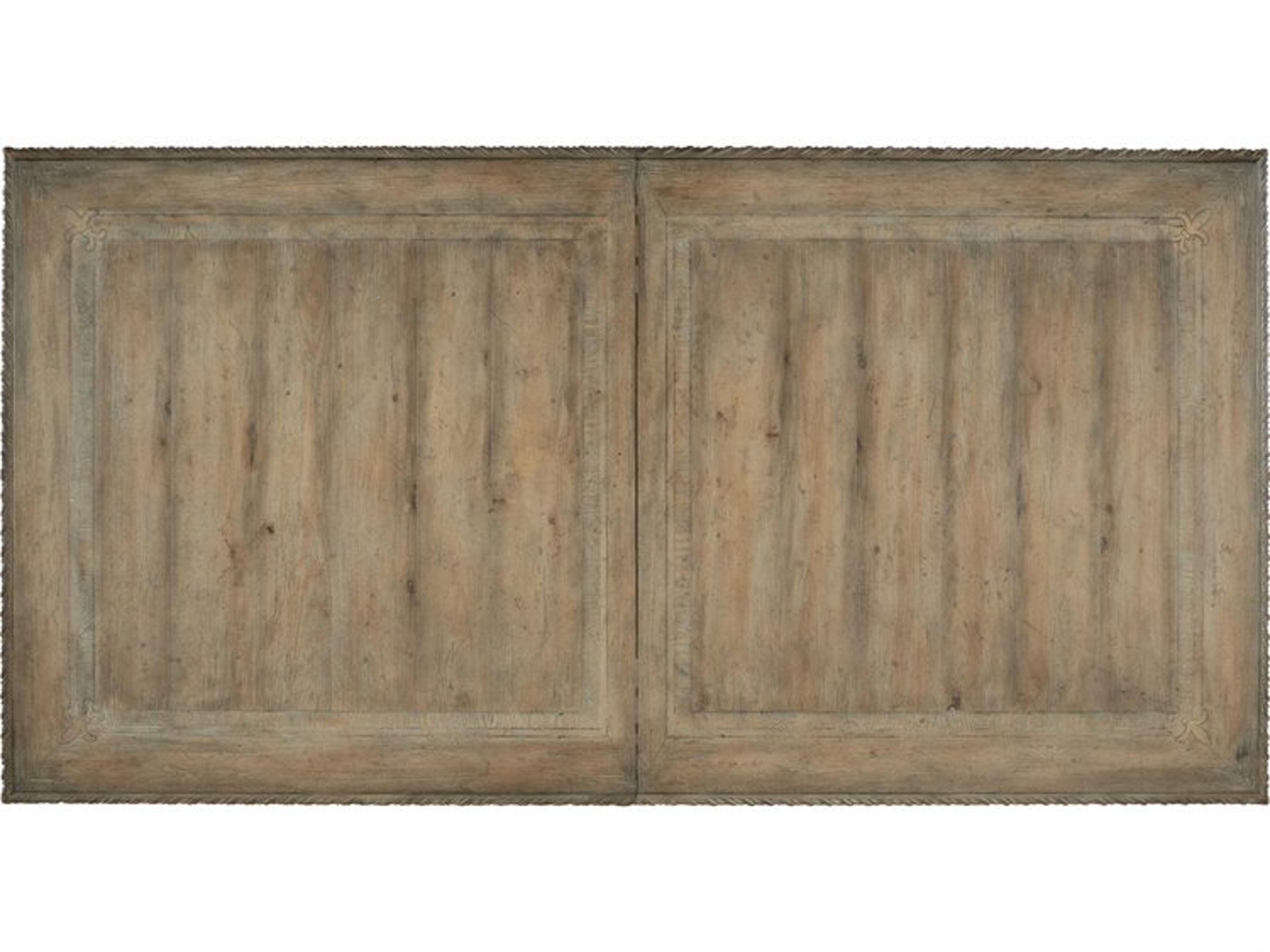 Luxecor Heritage Extendable Rectangular Wood Antique Slate Dining Table