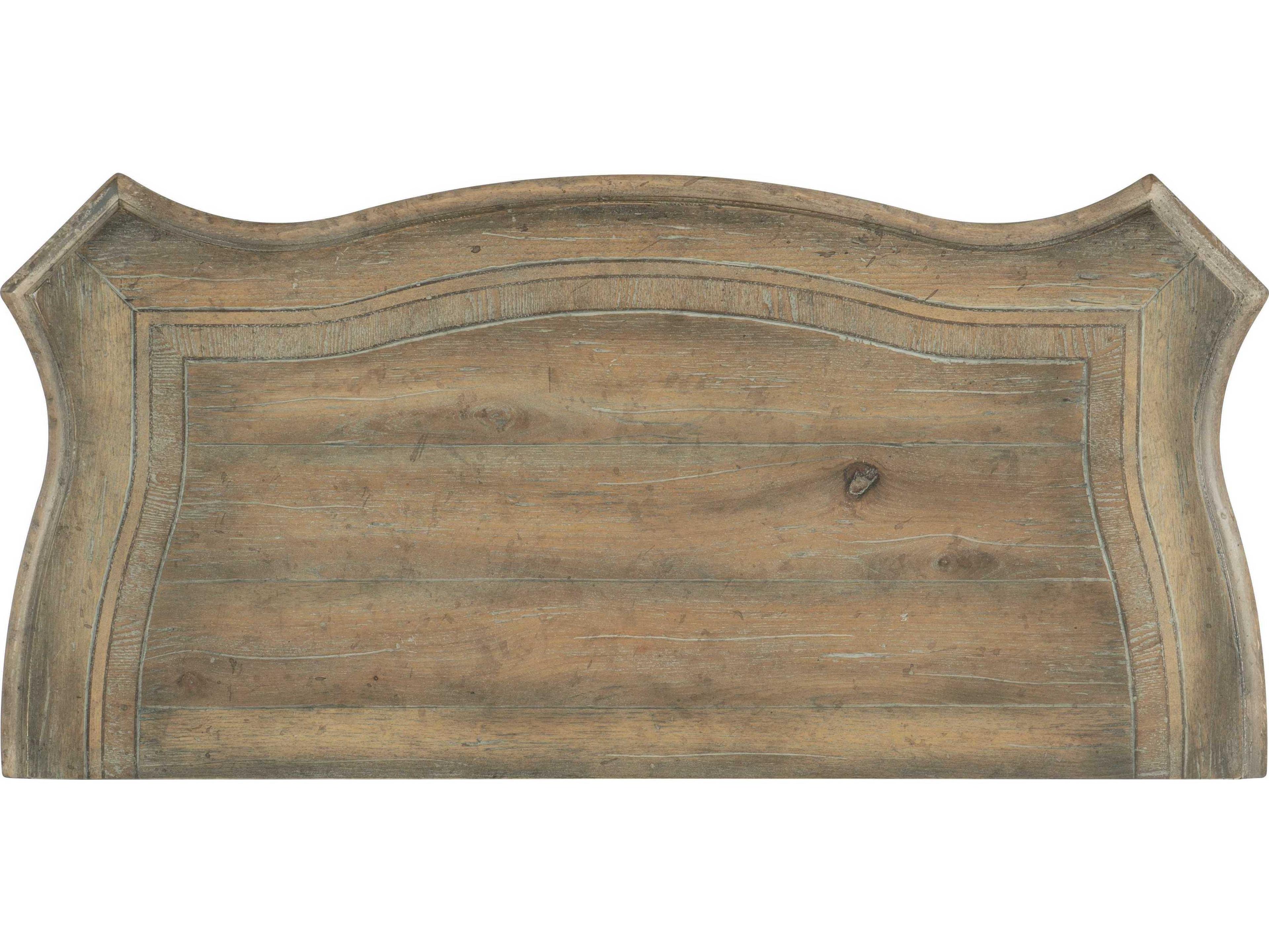 Luxecor Heritage 5-Drawers Antique Slate Brown Ash Wood Accent Chest