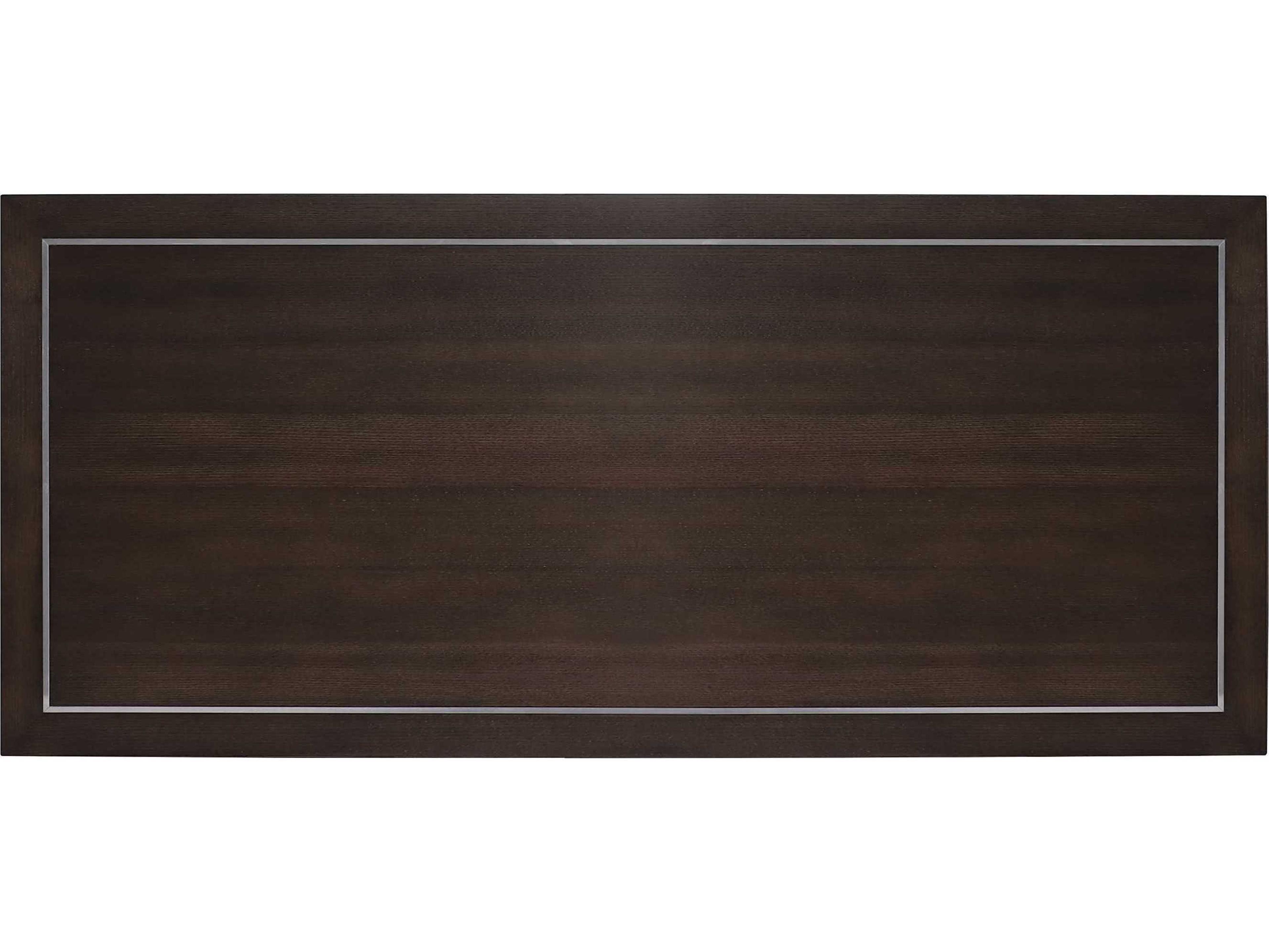 Luxecor Heritage House Blend Junior Dark Wood Brown Ash Executive Desk