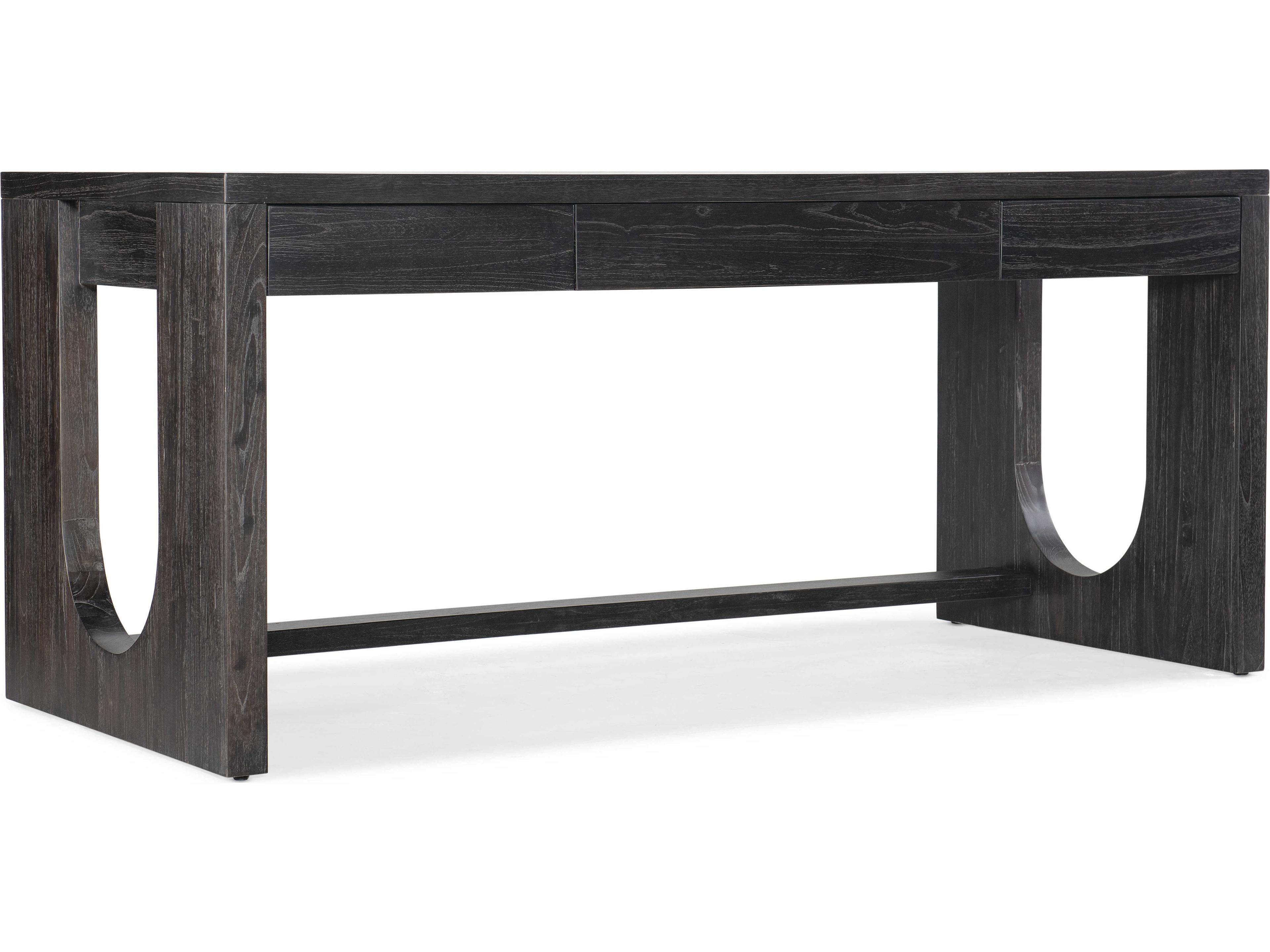 Commerce & Market Writing Desk in Black Mindi Veneers