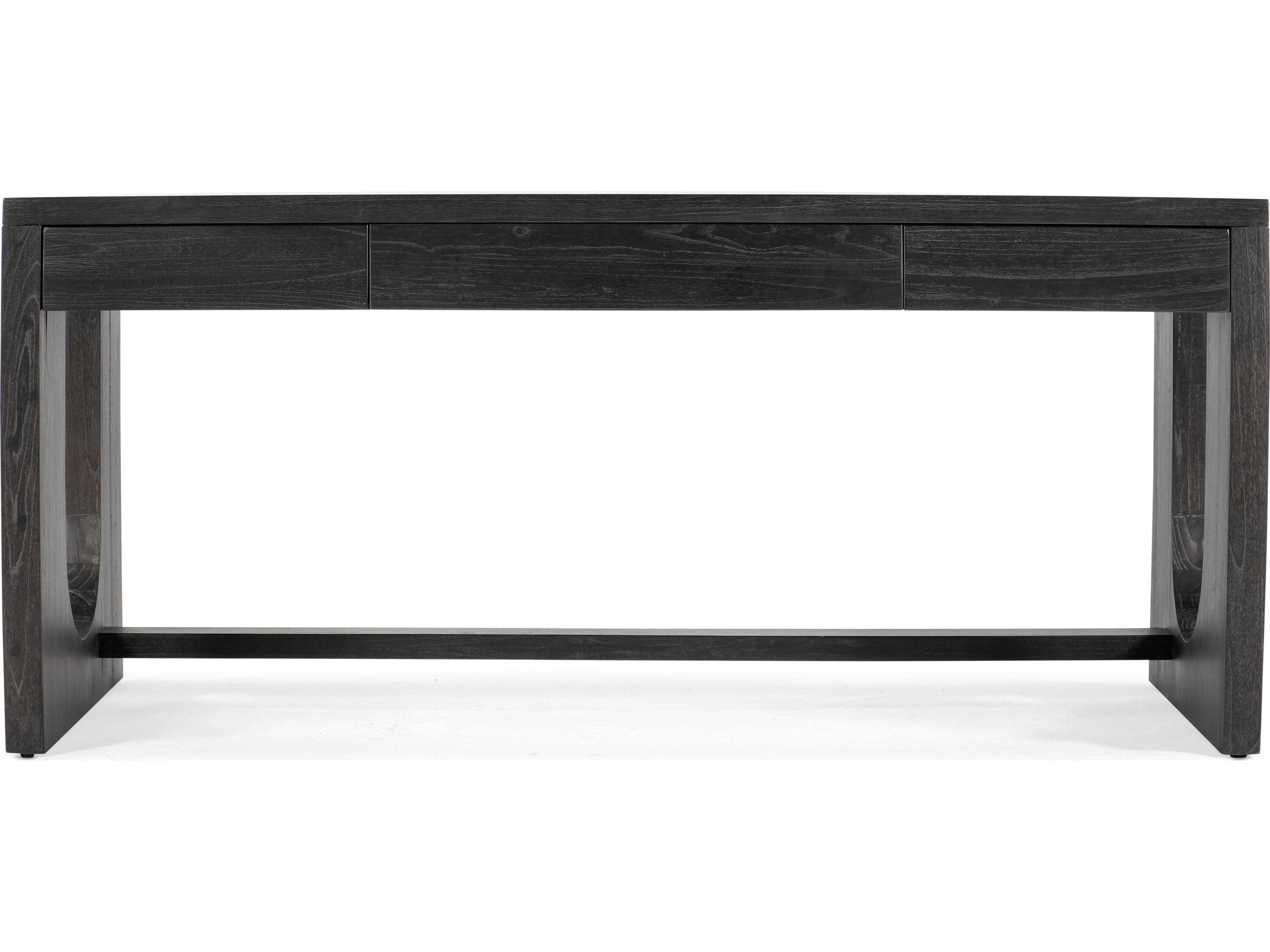 Luxecor Heritage Black Mindi Wood Writing Desk