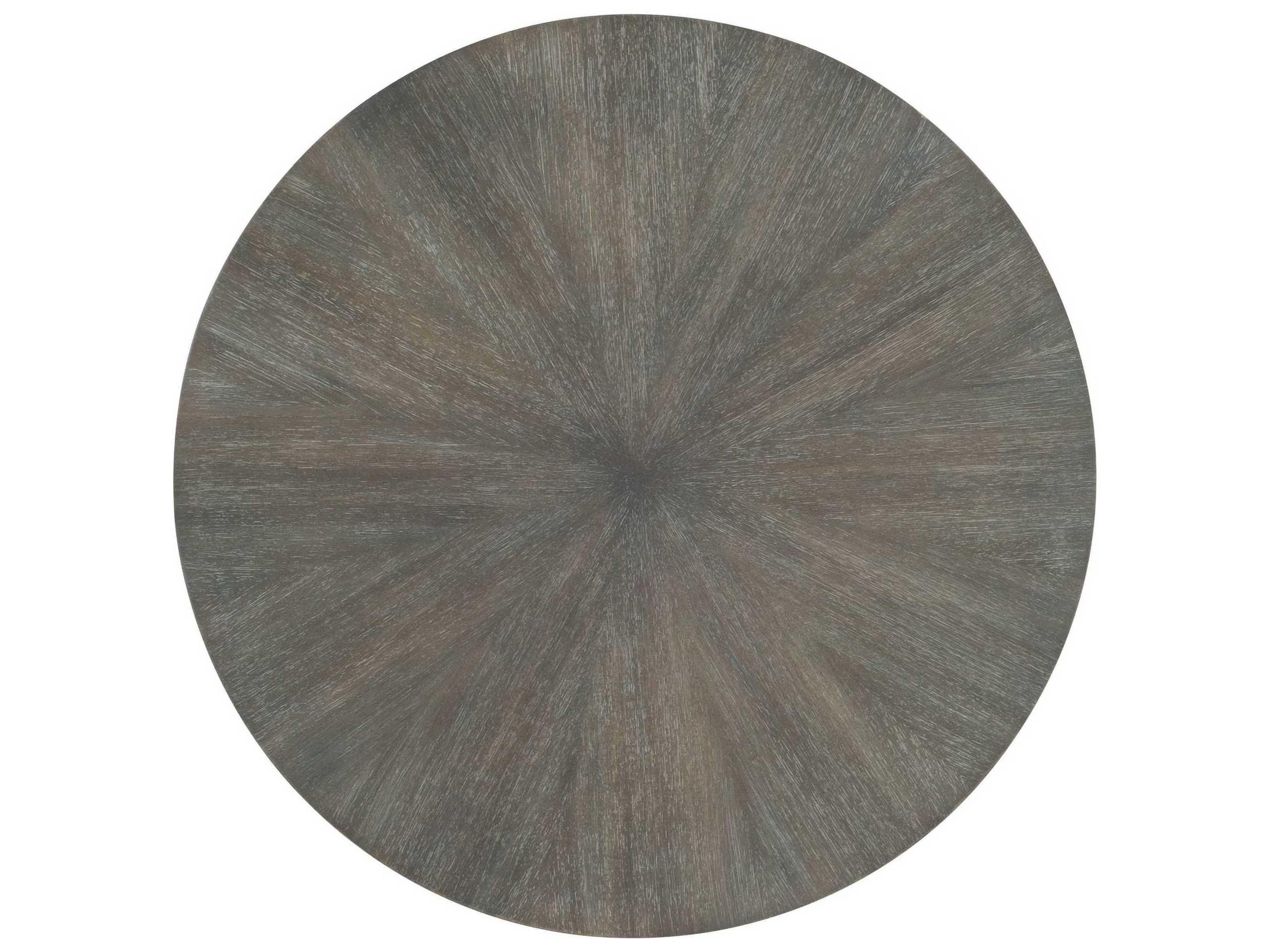 Hooker Furniture Round Wood Natural Golden Brown End Table